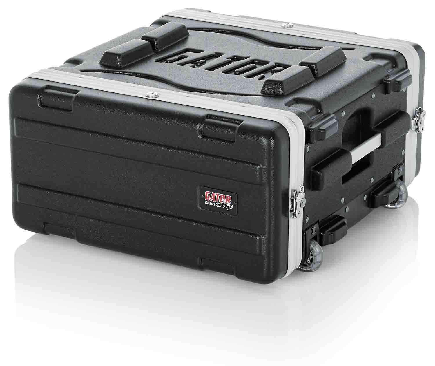 Gator Cases GRR-4PL-US Powered Rolling Molded 4U Rack Case - Hollywood DJ