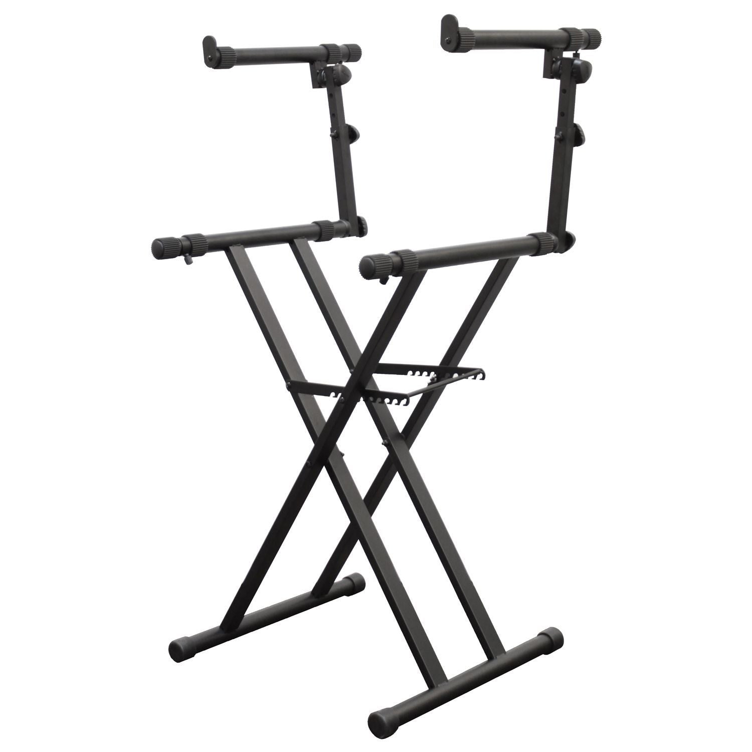 B-Stock: Odyssey LTBXS2, Two Tier X-Stand For DJ Coffins and Controller Cases - Black - Hollywood DJ