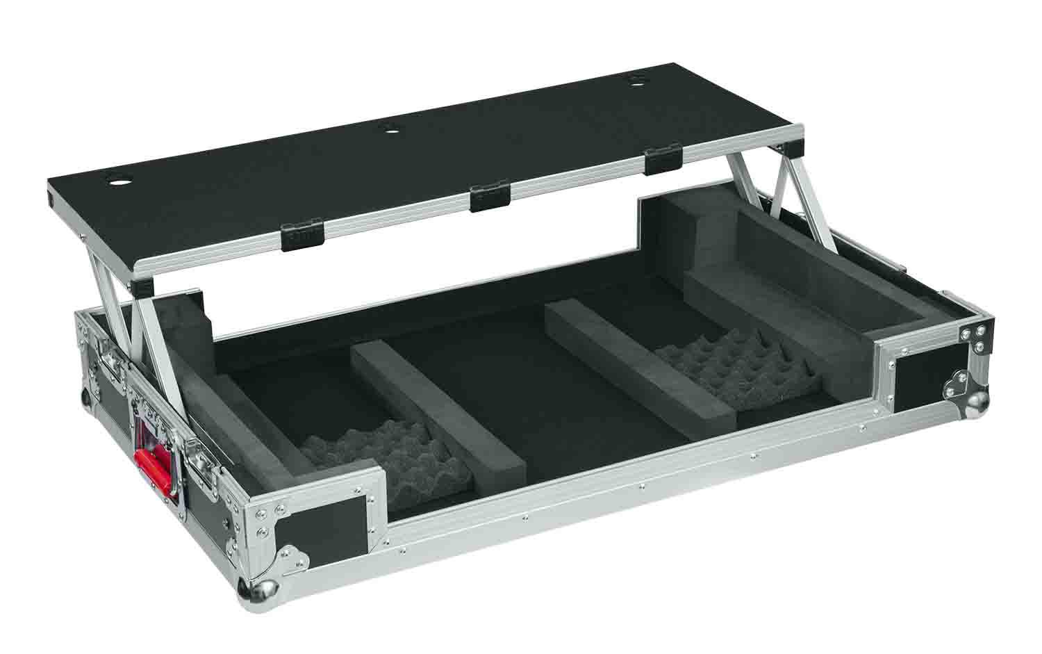 Gator Cases G-TOURDSPNS7II Road Case Custom for Numark NS7II Controller with Sliding Laptop Platform - Hollywood DJ