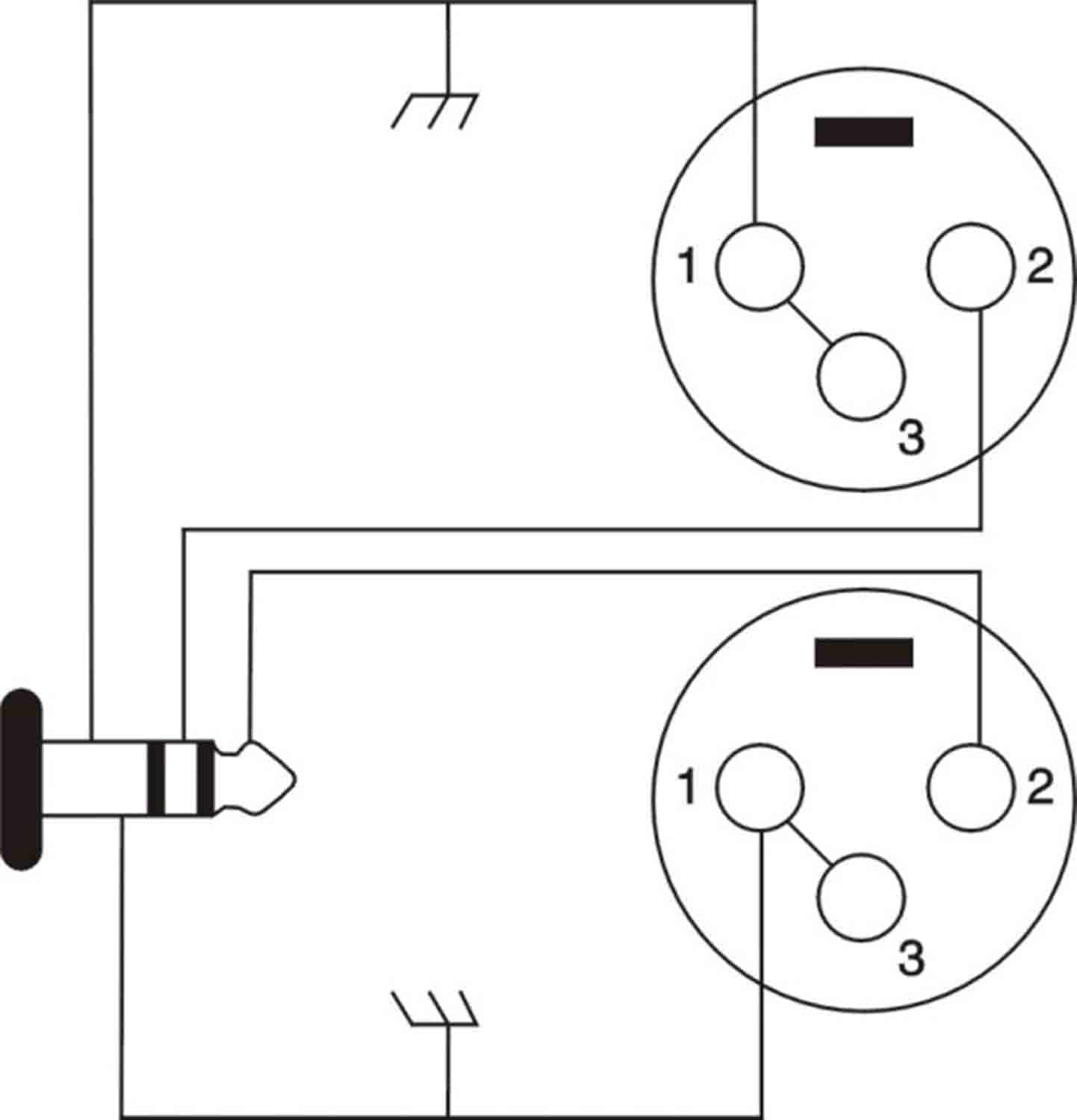 Prox XC-SYXM10 1/4" TaRS-M Stereo to Dual XLR3-M High Performance Y Cable - 10 Feet - Hollywood DJ