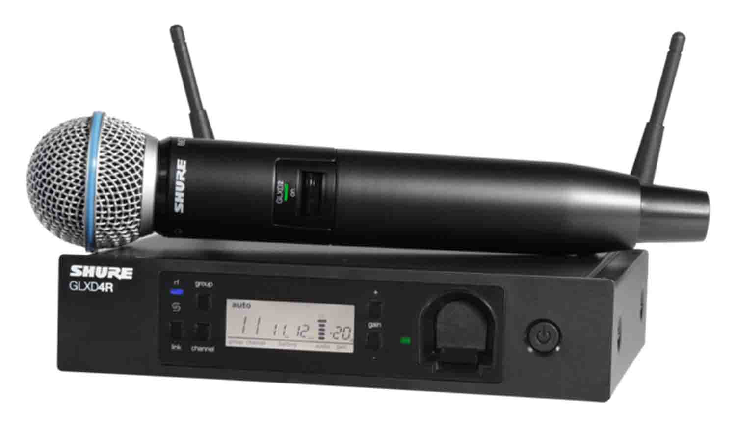 Shure GLXD24R/B58-Z2 Advanced Digital Wireless Microphone System with BETA58A - Hollywood DJ