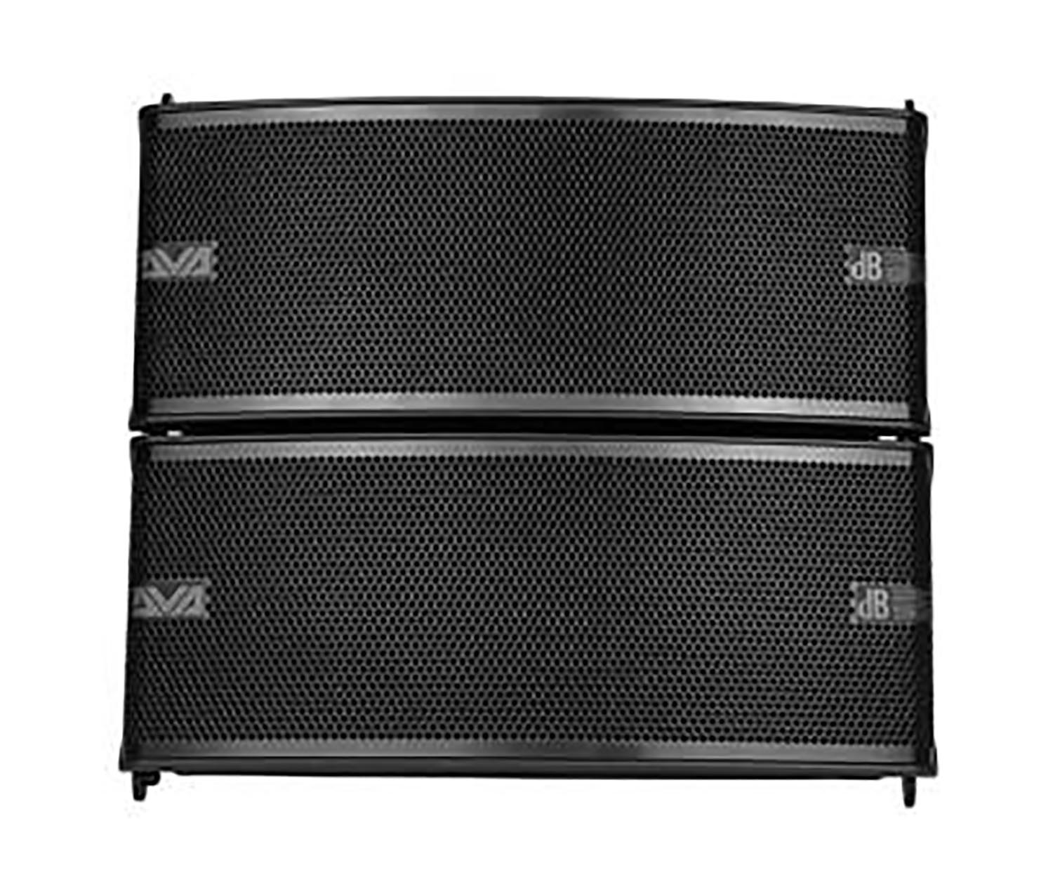 dB Technologies DVA M2M+M2S, 2 x 6.5" 2-Way Active Line Array Module System - 400W - Hollywood DJ