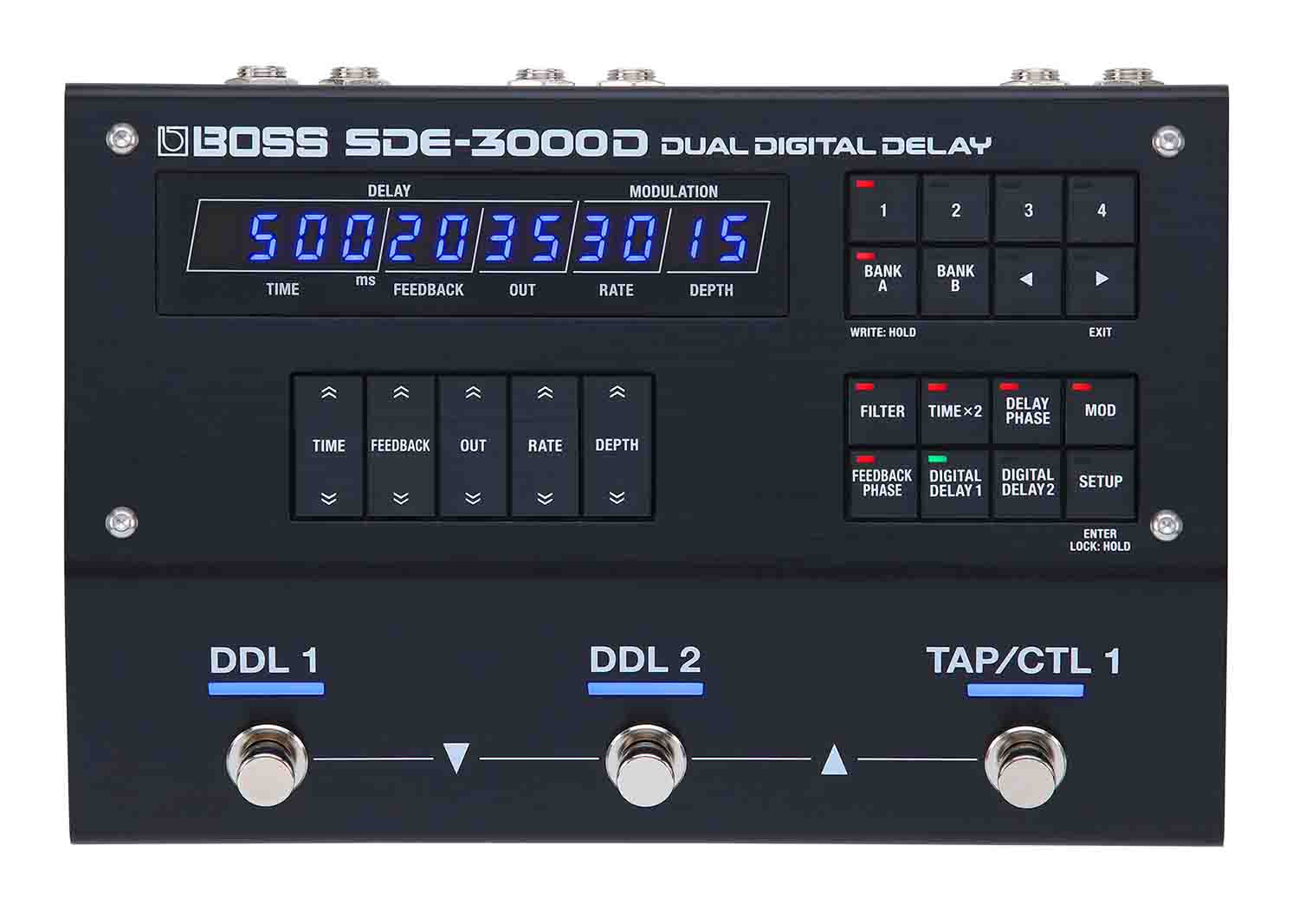 Open Box: Boss SDE-3000D Dual Digital Delay Effect Pedal - Hollywood DJ
