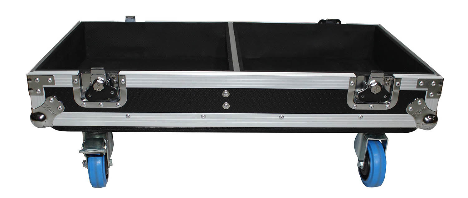 ProX X-RCF-TTL6A, Flight Case for 2x RCF TTL6-A Three-Way Line Array Module with 4-inch Wheels - Hollywood DJ