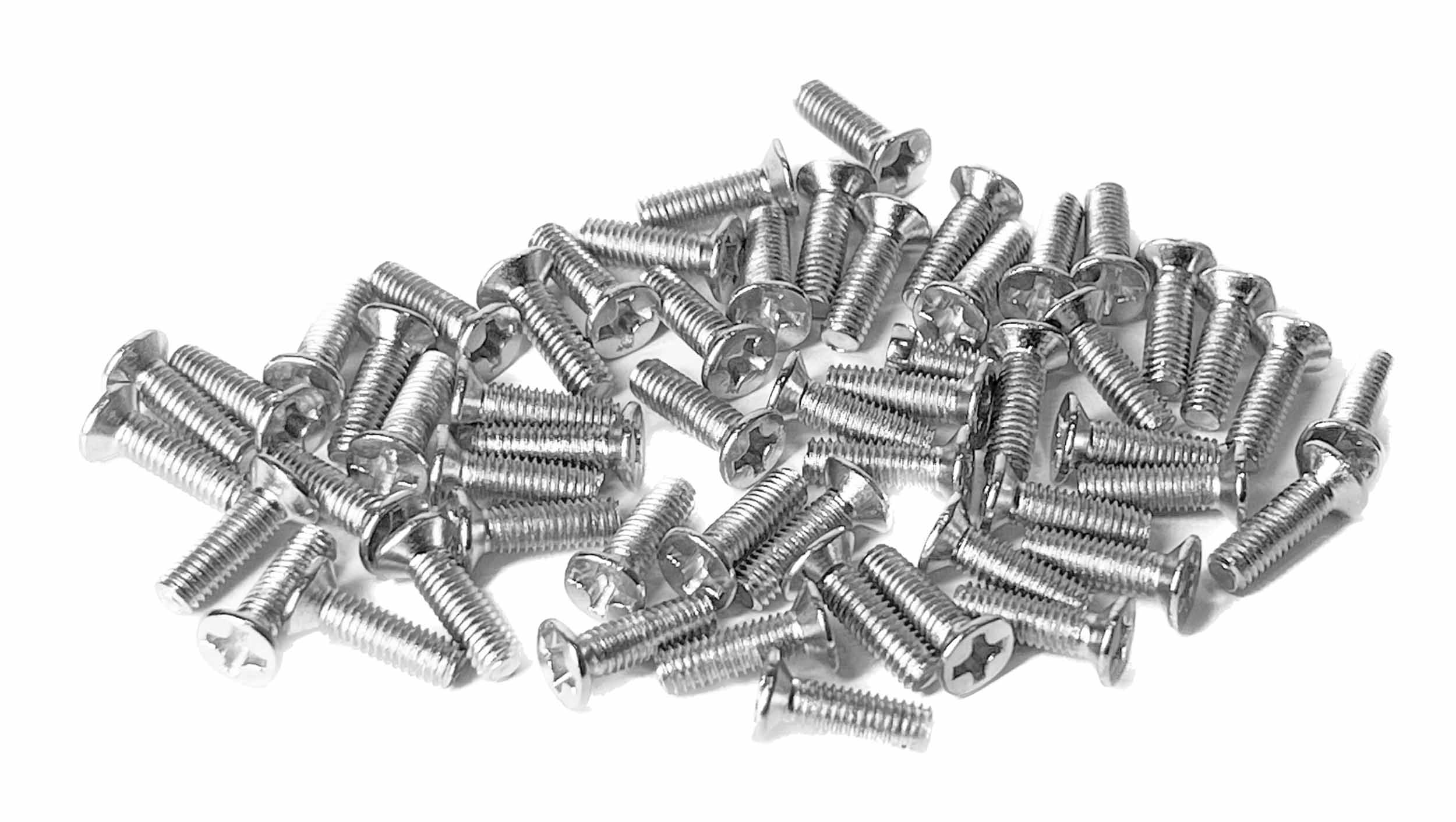 ProX X-50SDR, 50 Pack of Screws and Nuts for D Series Panel Rack Connectors - (M2.5 -0.45 x 8mm) Phillips by ProX Cases
