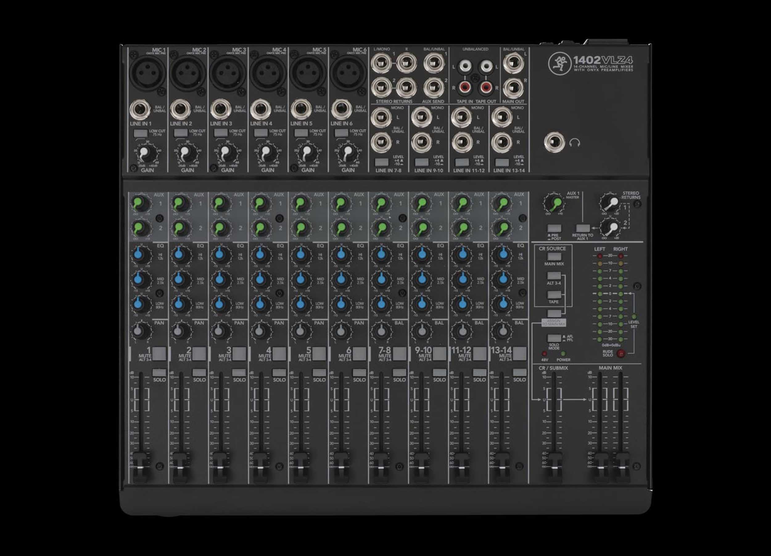 Mackie 1402VLZ4 14-channel Compact Mixer - Hollywood DJ