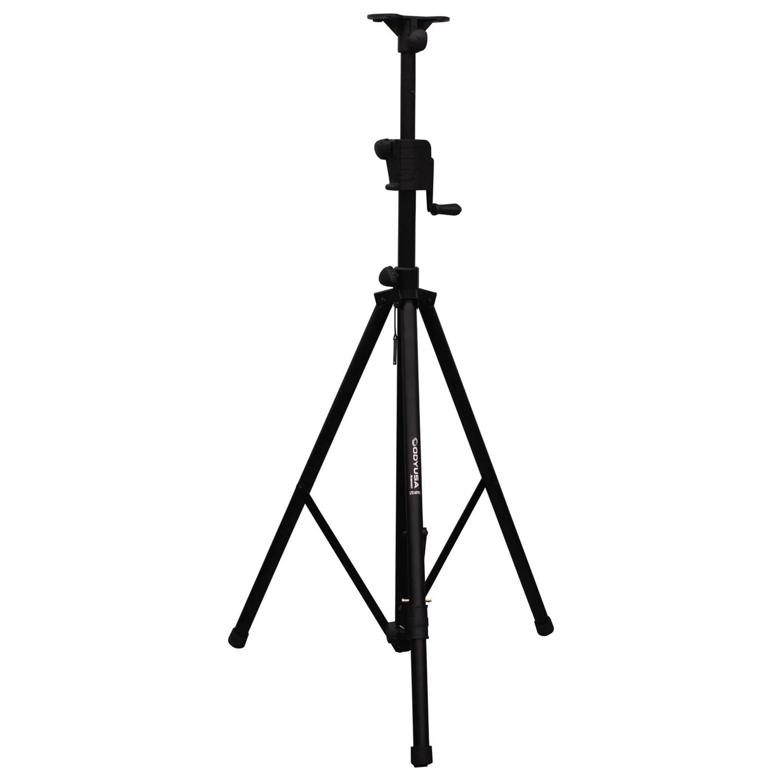 Odyssey LTS1APRO, 8.5-Feet Black Single Adjustable Leg Tripod Stand With Height Adjustable Crank by Odyssey