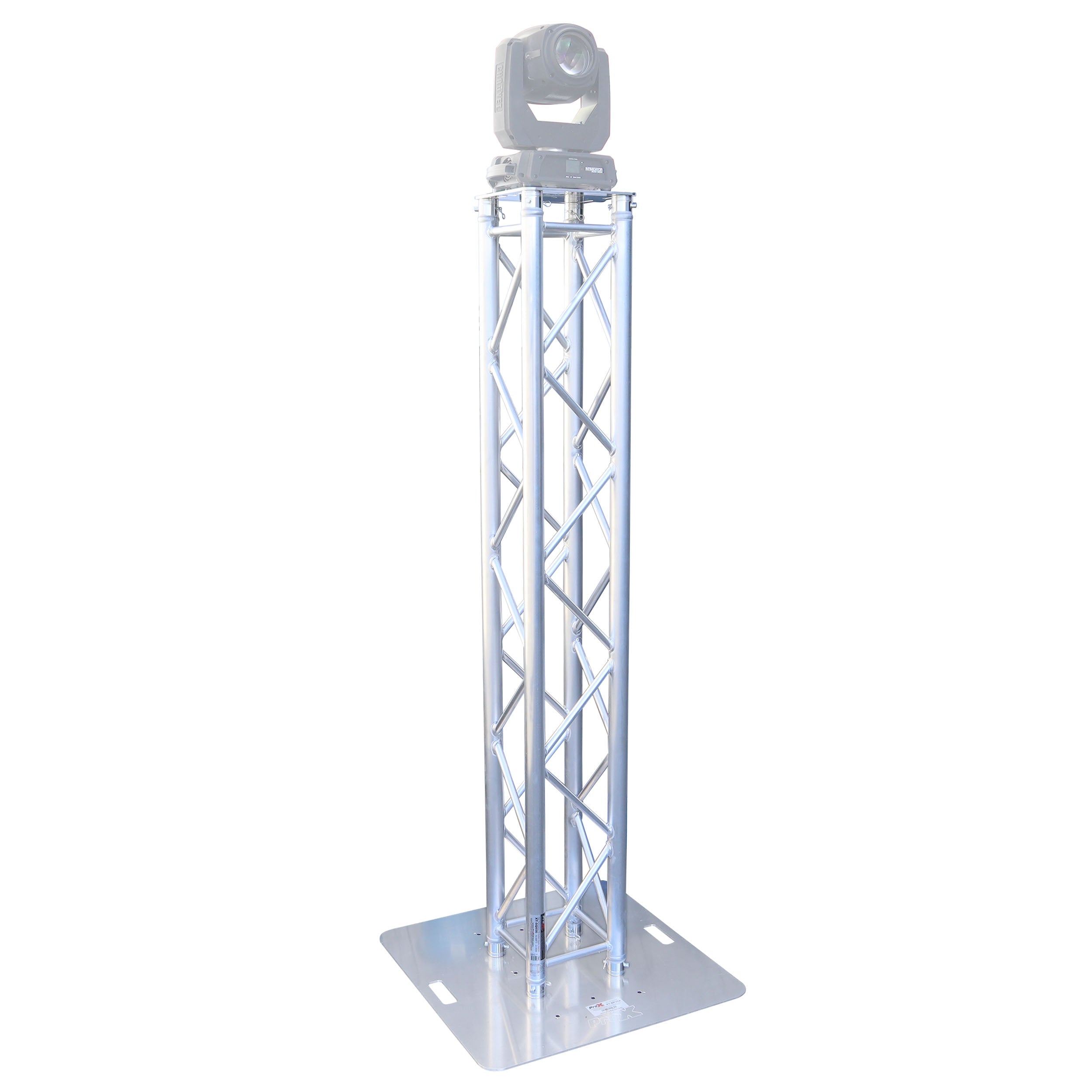 ProX KT-SQ656TOTEMTCX2, K-Truss 6.56 Lightweight Square Truss Totem Full Package Includes White Scrim, Top Plate and Base Plate ProX Cases