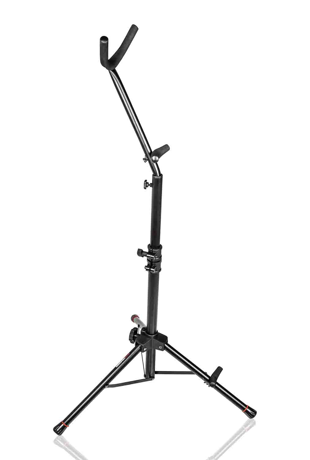 Gator GFW-BNO-SAXTALL, Tall Tripod Stand for Alto or Tenor Saxophone - Hollywood DJ