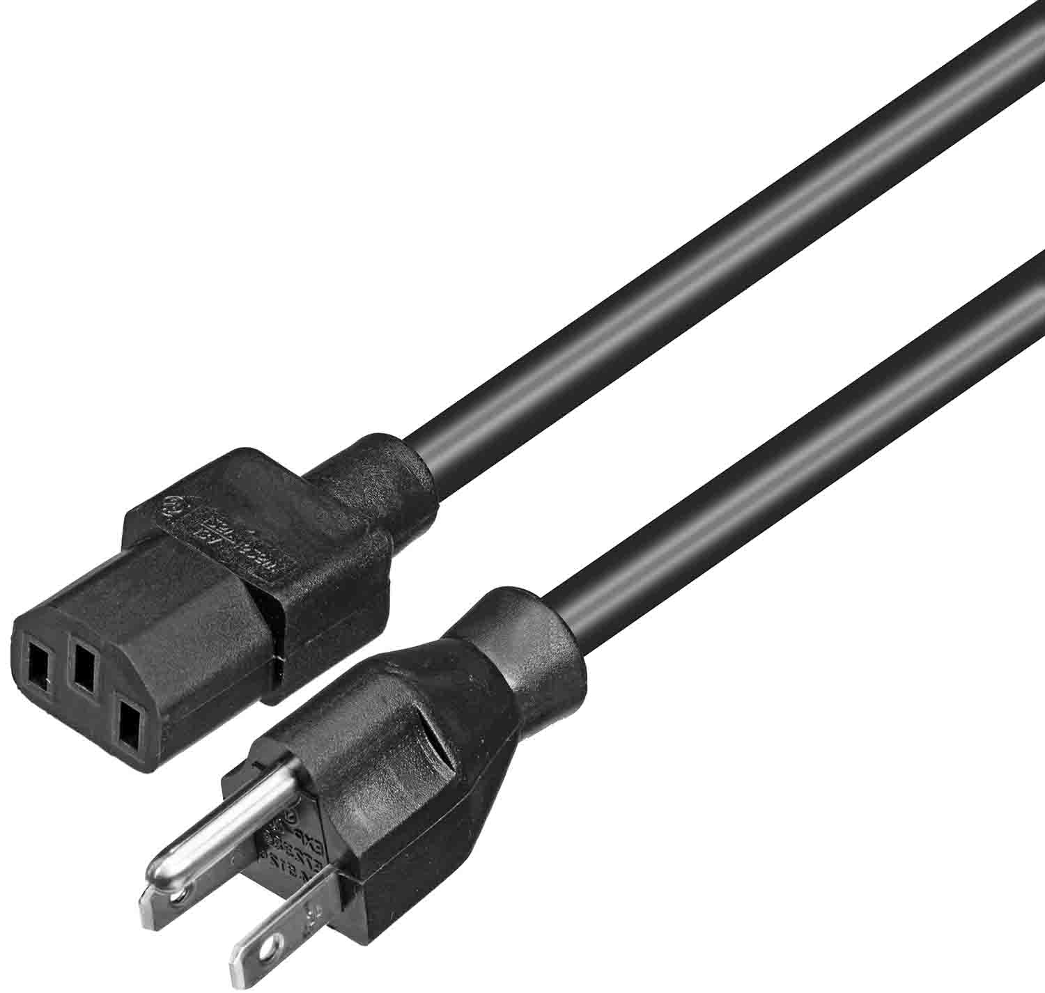 ProX XC-IEC14-06 NEMA 15P Edison to IEC Replacement Power Cord - 6 Feet - Hollywood DJ