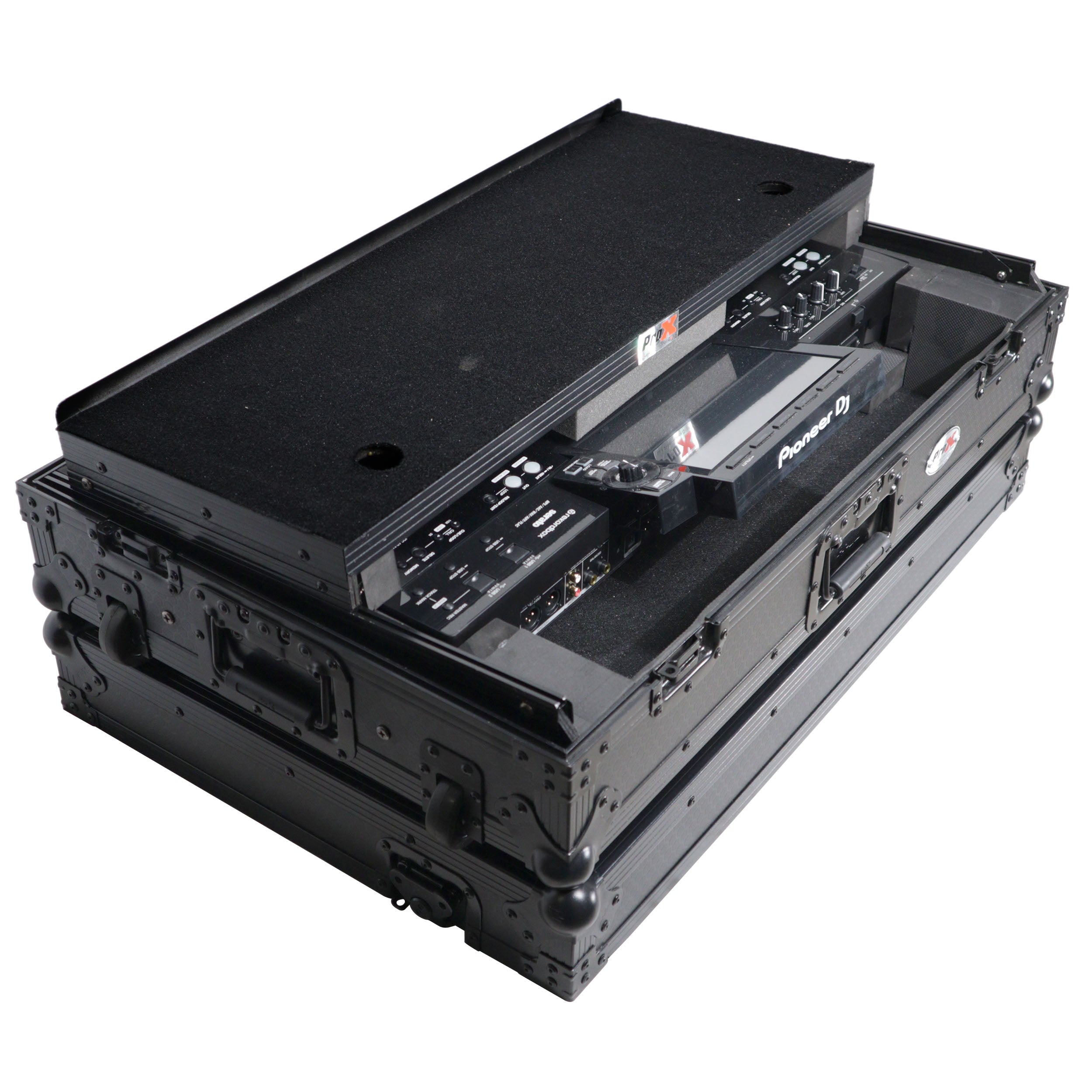 ProX XS-XDJRX2 WLTBL DJ Flight Case For Pioneer XDJ-RX2 With Sliding Laptop Shelf by ProX Cases