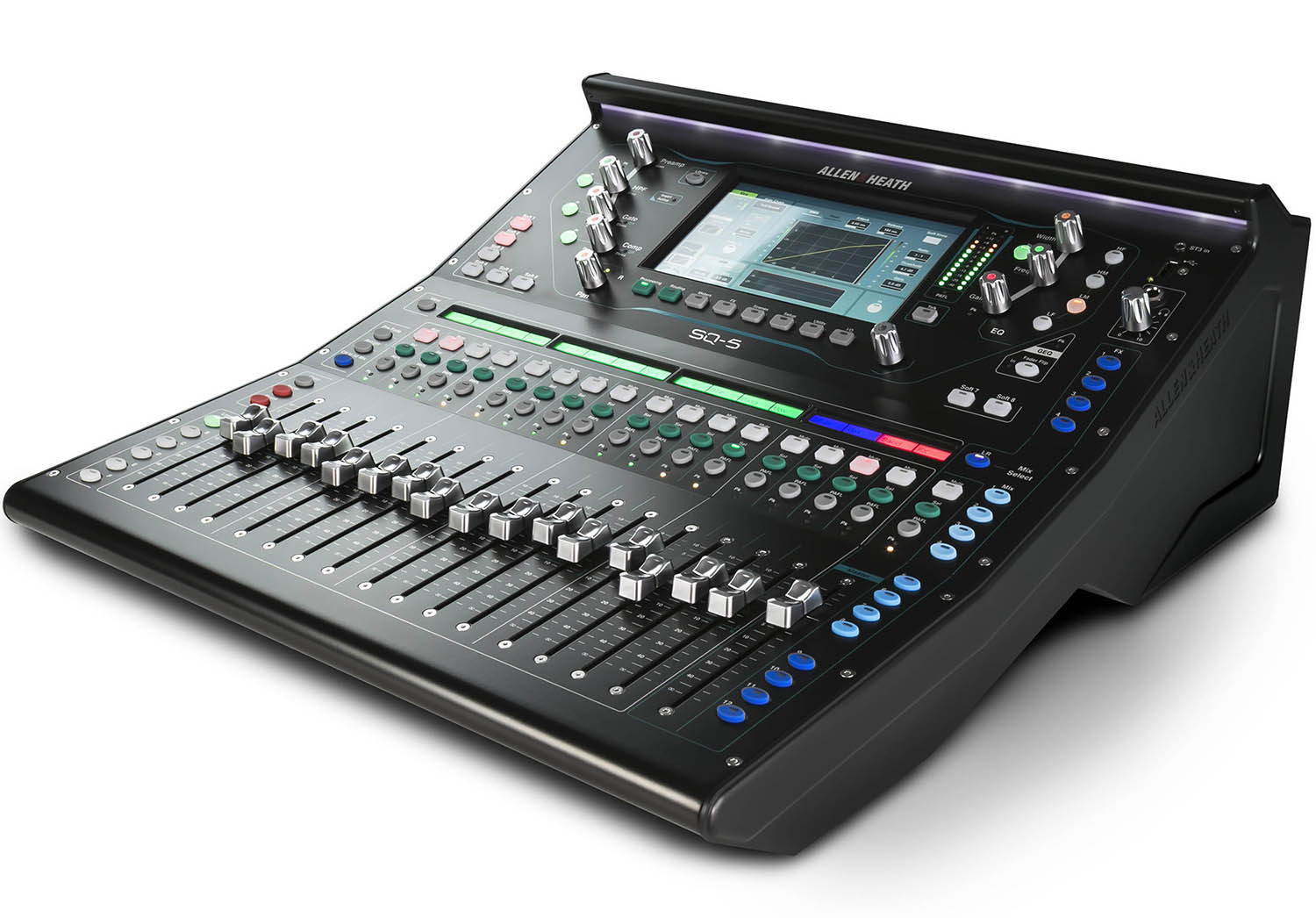 Allen & Heath AH-SQ-5, 48-Channel and 36-Bus Digital Mixer with 16+1 Motorized Faders ALLEN & HEATH