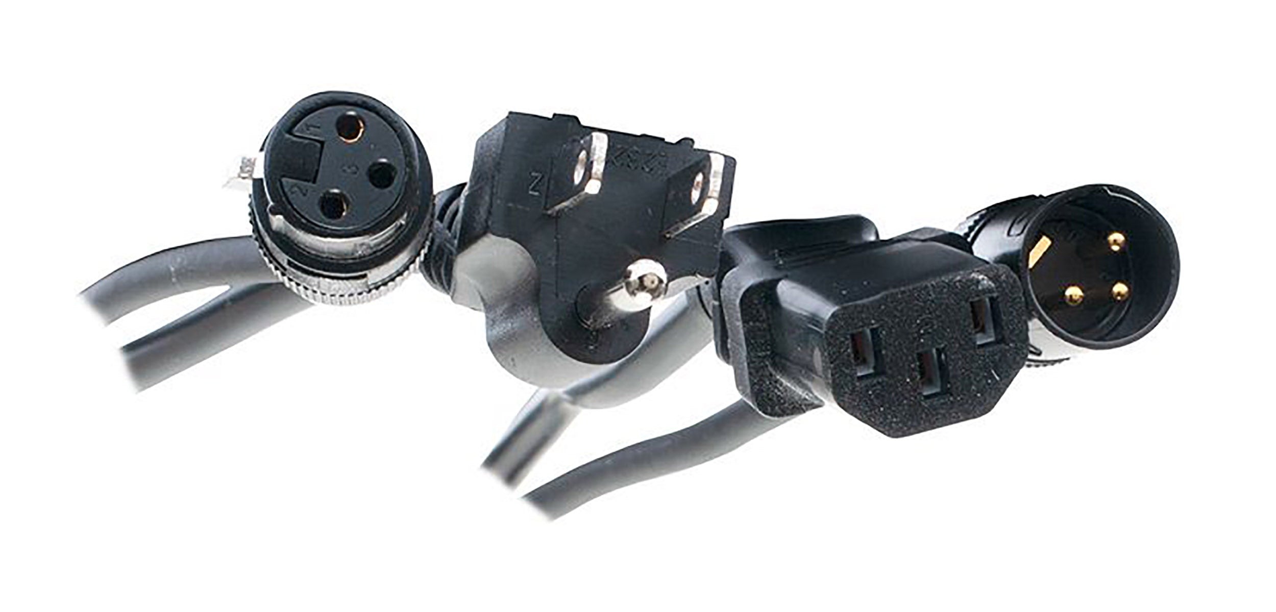 Accu-Cable SKAC10 Male to Female and XLR Male to Male Combo Cable - 10 Ft by Accu Cable