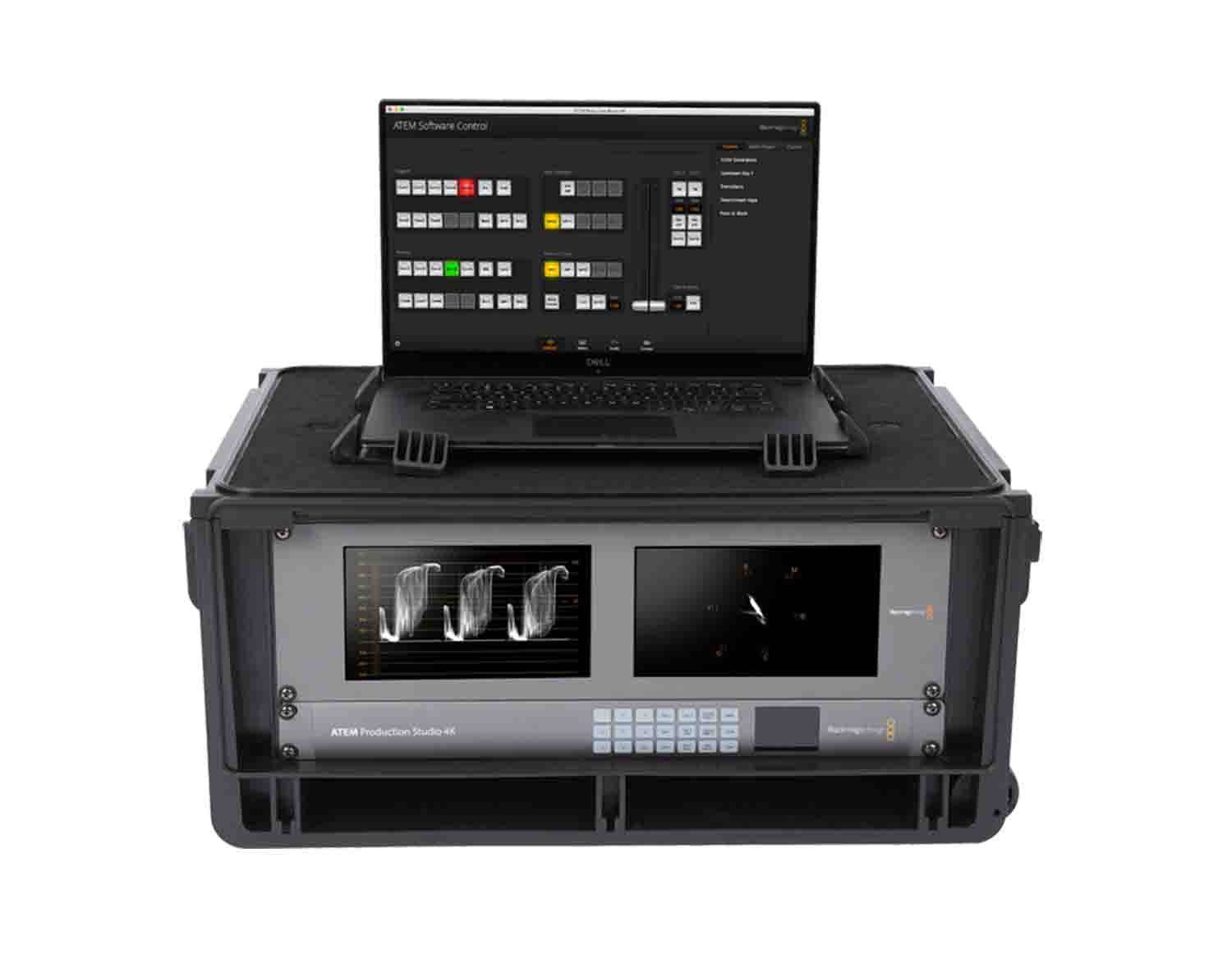 SKB Cases 1SKB-ISF4U Injection Molded Rack Case for 4U Studio Flyer - Hollywood DJ