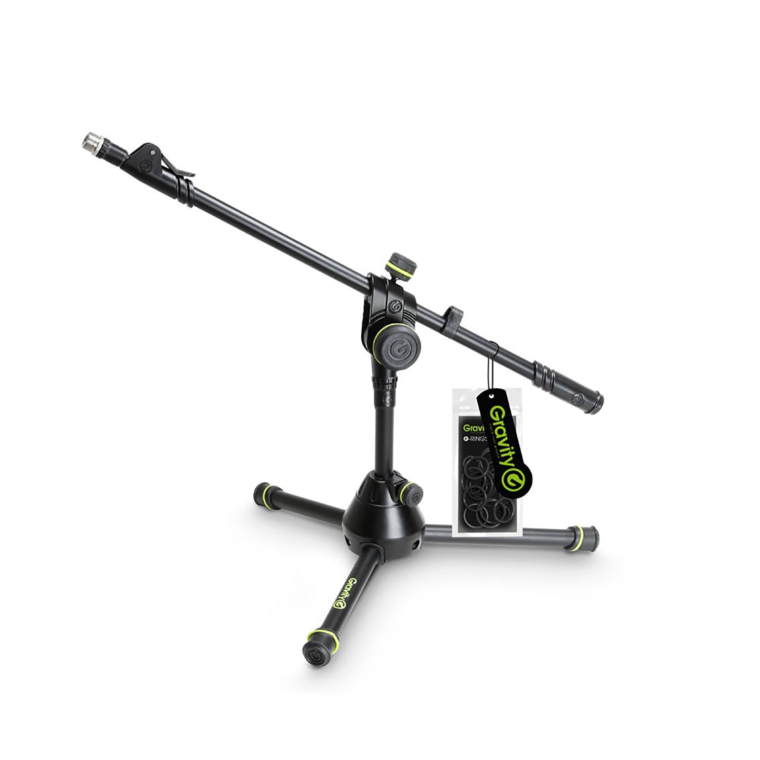 Gravity GMS3122HDB Short Heavy Duty Microphone Stand With Folding Tripod Base Gravity