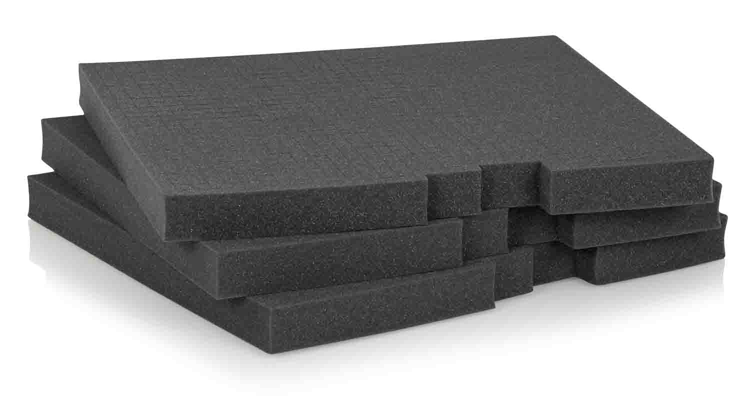 Gator Cases GRW-DRWFOAM-3 Replacement Diced Foam Block for GRW-DRWF3 - Hollywood DJ
