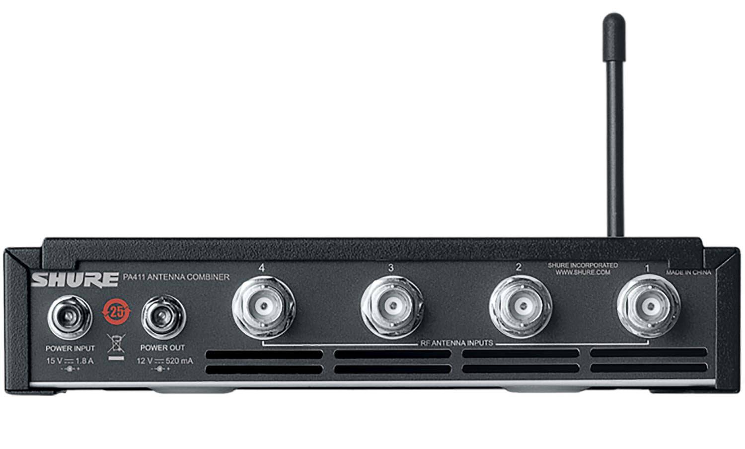Shure PA411 Four Port Antenna Combiner - Hollywood DJ