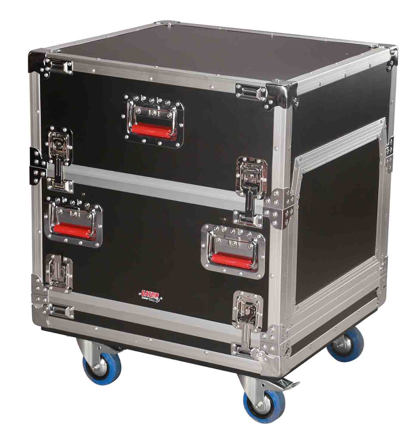Gator Cases G-TOUR-GRC-1406, 14U Top, 6U Side Road Console Rack Case - Hollywood DJ
