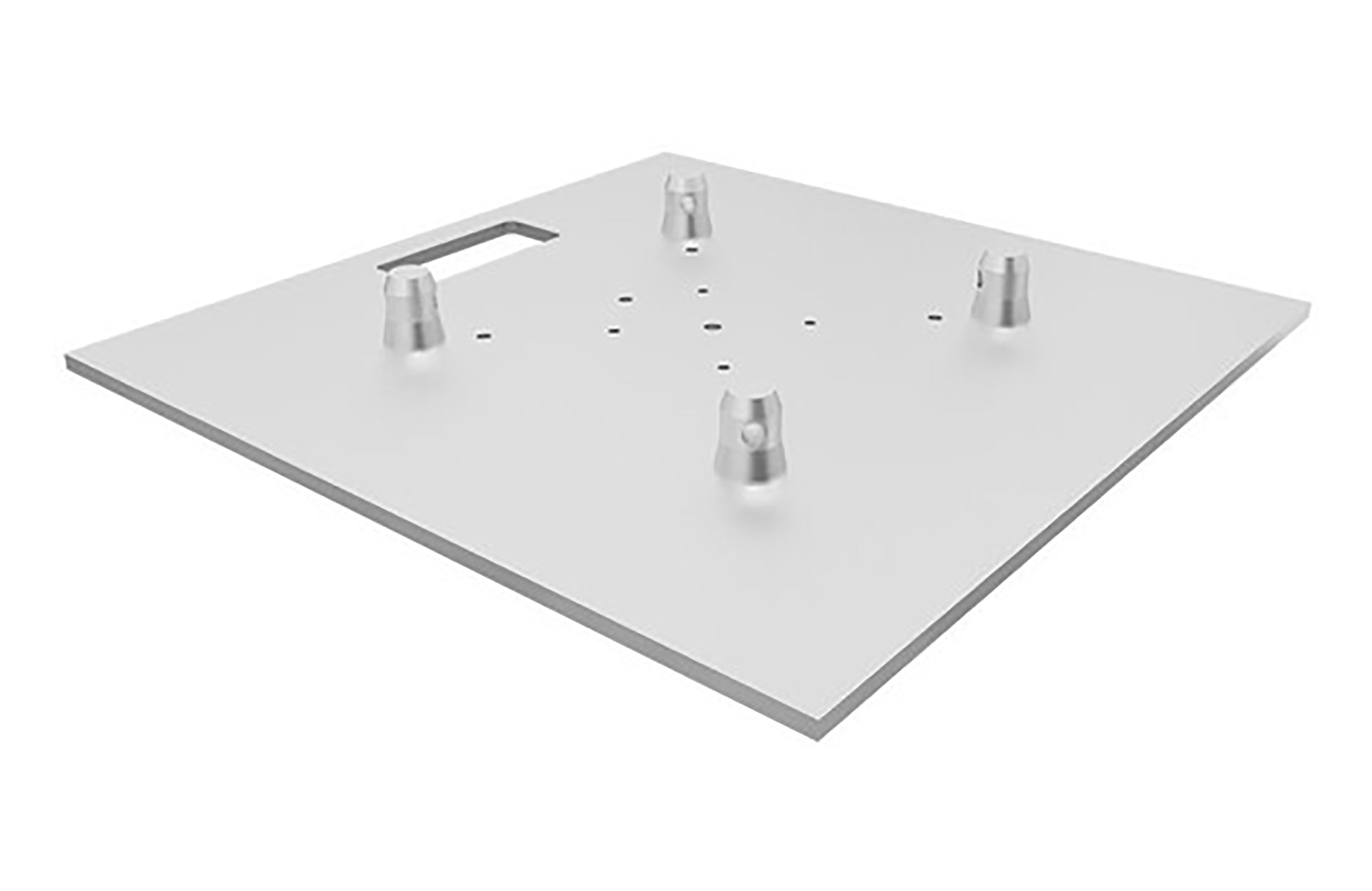 Global Truss BASE PLATE 20X20A F23, Aluminum Base Plate for F23 Truss - 20x20 Inch - Hollywood DJ