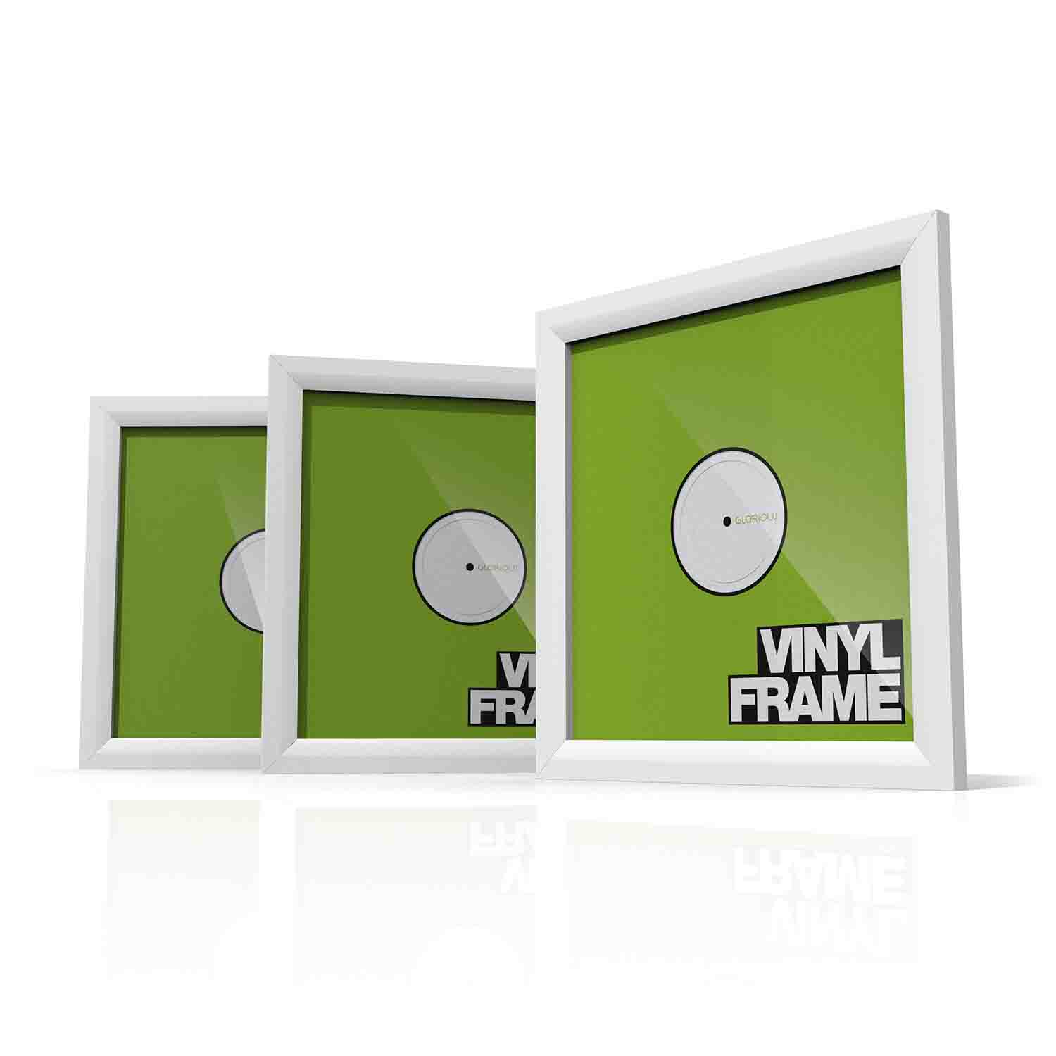 Glorious Vinyl Frame Set for 12'' Records - White - Hollywood DJ