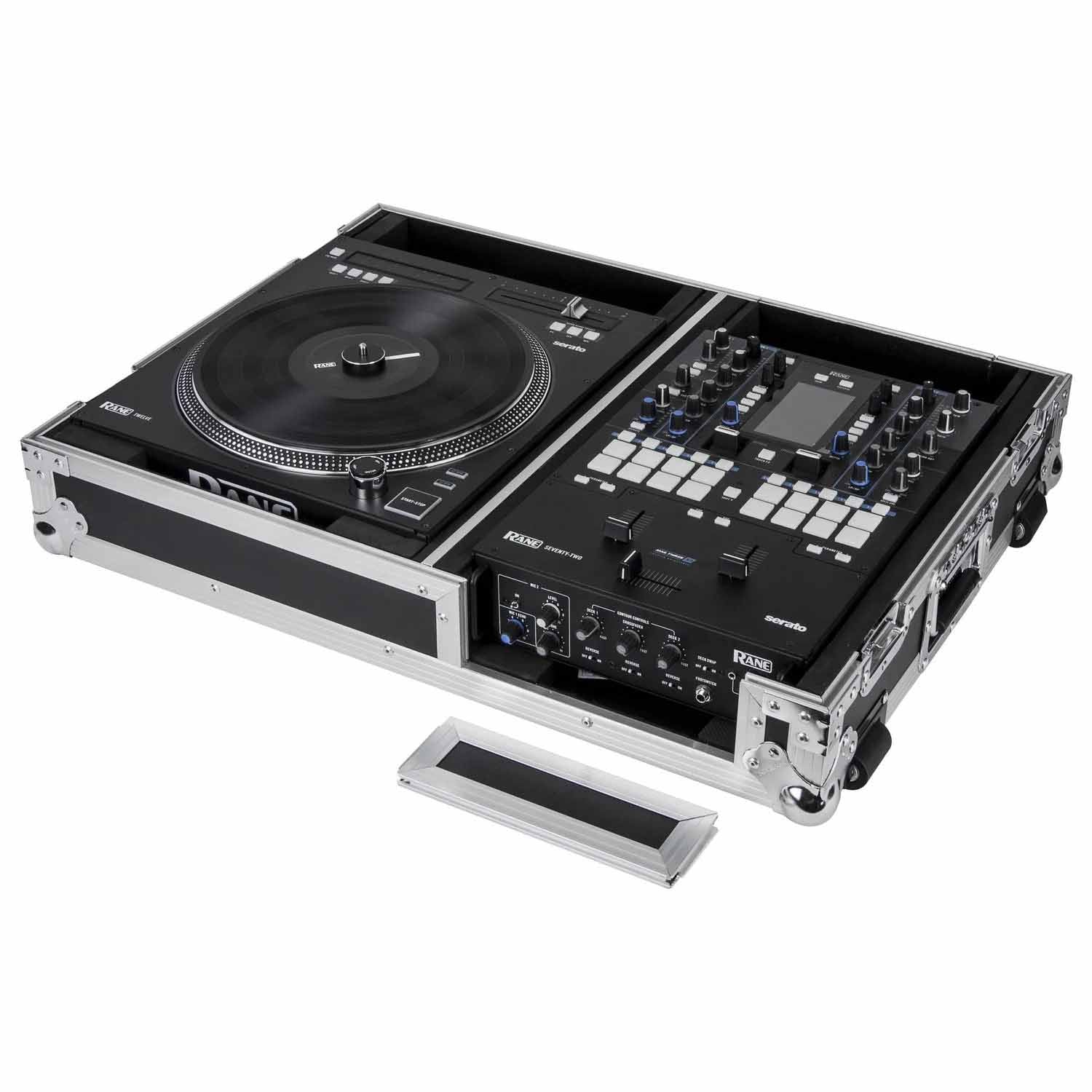 Odyssey FZ1RA1272W Reversible Compact Battle DJ Coffin Flight Case For Rane Twelve and Rane Seventy-Two Mixers Odyssey