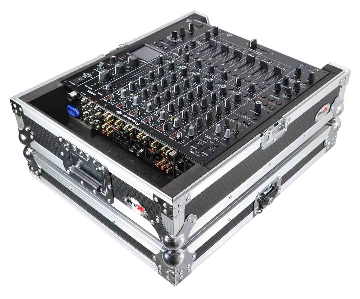 ProX XS-V10A9 ATA Style Flight Road Case for Pioneer DJM-A9 & DJM-V10 DJ Mixer in Silver - Hollywood DJ