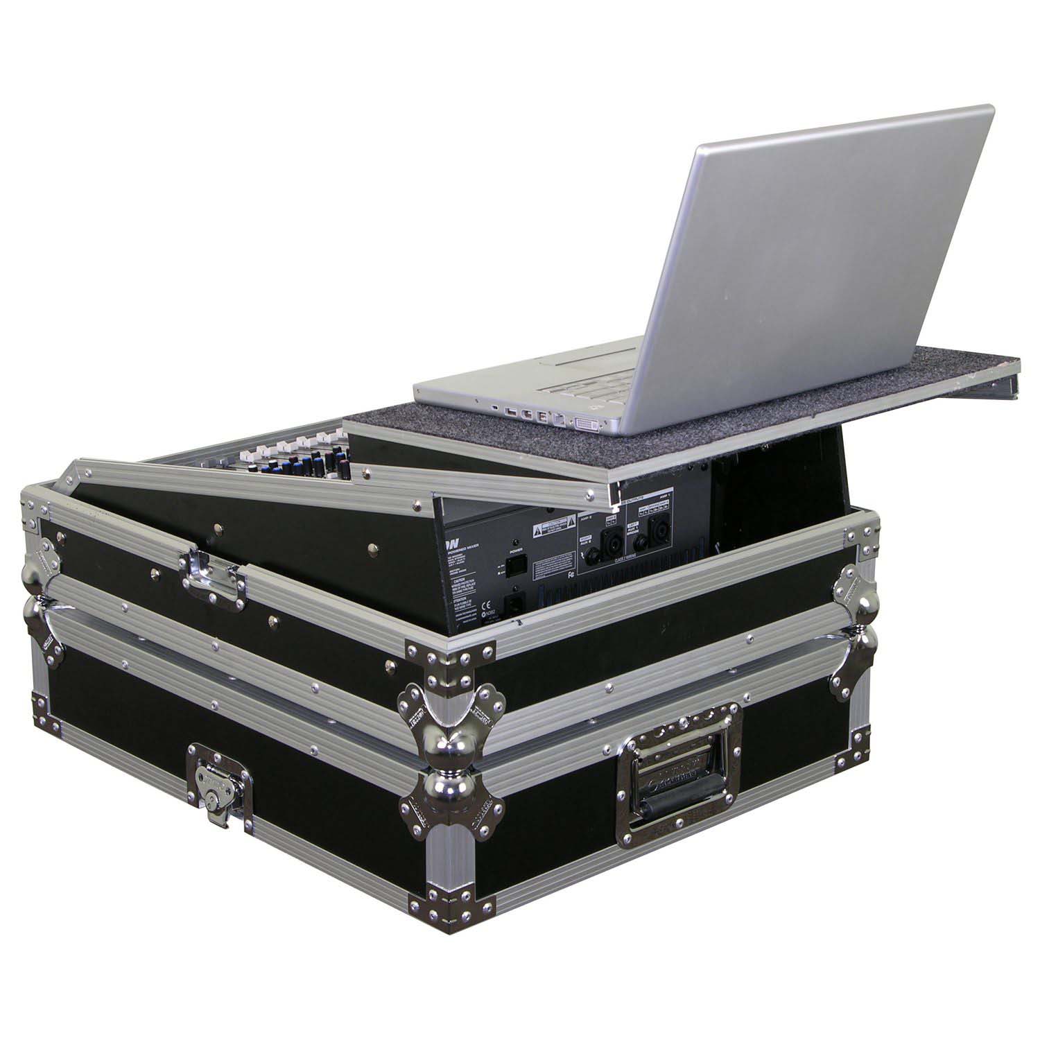 Odyssey FZGSMX1912 Universal 12U Rack Mountable Mixer Flight Case with Glide Platform Odyssey