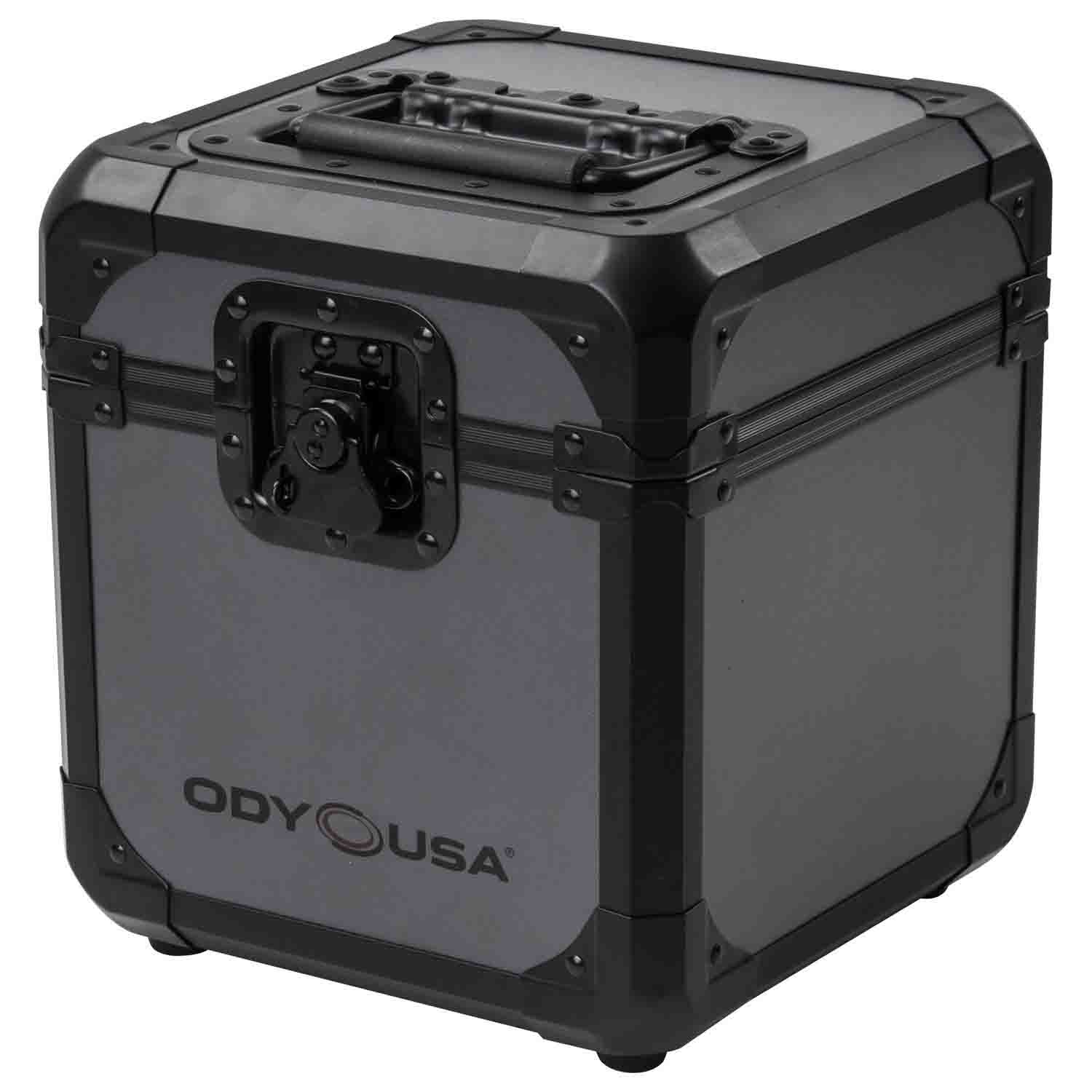 Odyssey K7060BLG Utility Case for 60 7″ Vinyl Records - Black Gray - Hollywood DJ