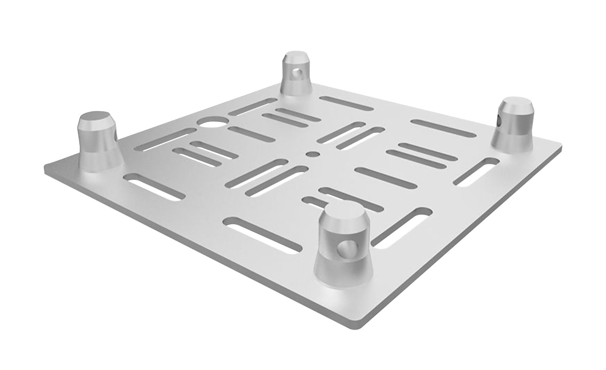 Global Truss GT-MH BASE, Multi Hole Aluminum Base Plate - 12 Inch - Hollywood DJ