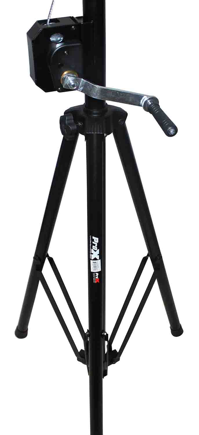 ProX T-LS35C Lighting System Triangle Truss with Crank Up System 5ft ,10ft ,15ft Wide - Hollywood DJ