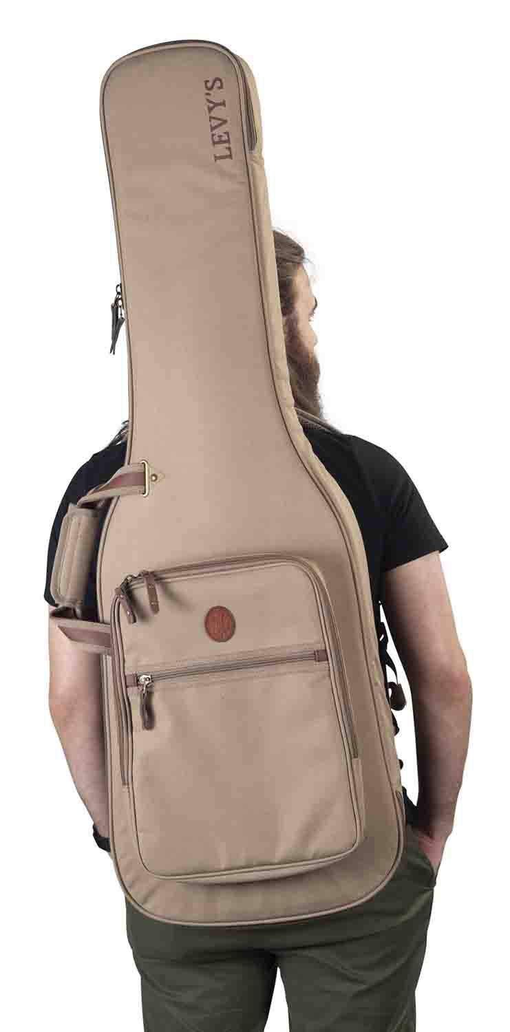 Levy's Leathers LVYELECTRICGB200 Deluxe Gig Bag for Electric Guitars - Hollywood DJ
