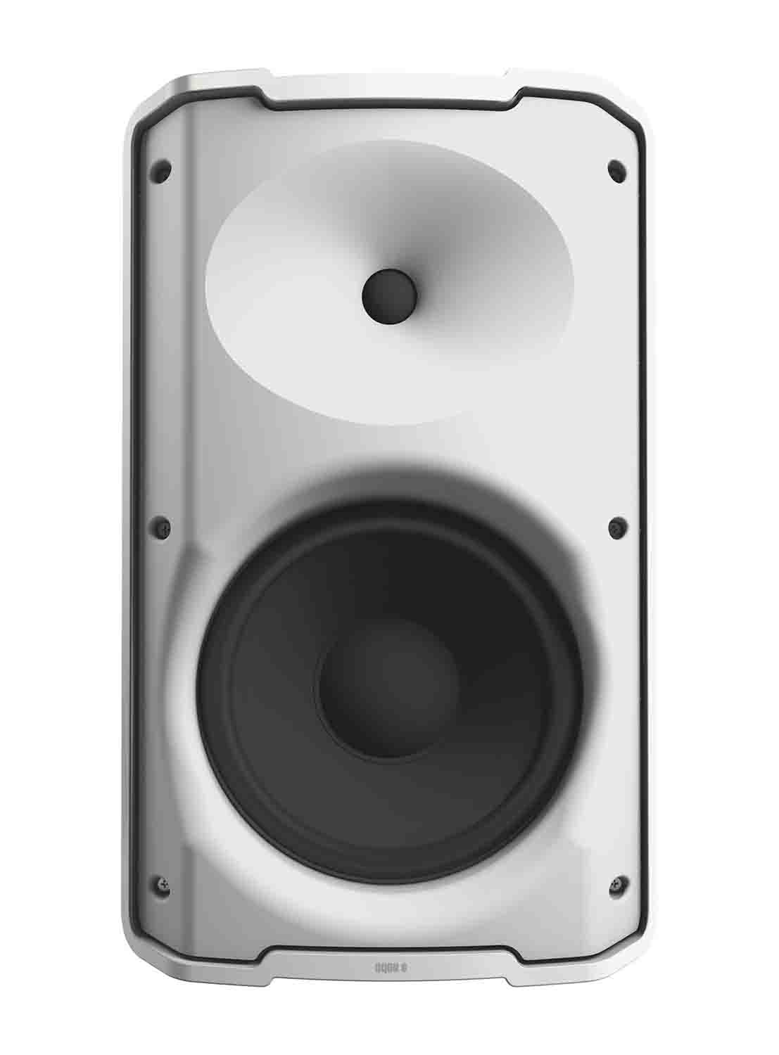 LD Systems DQOR 8 W, 8" Two-Way Passive In/Out Door Installation Loudspeaker 8 Ohm - White by LD Systems