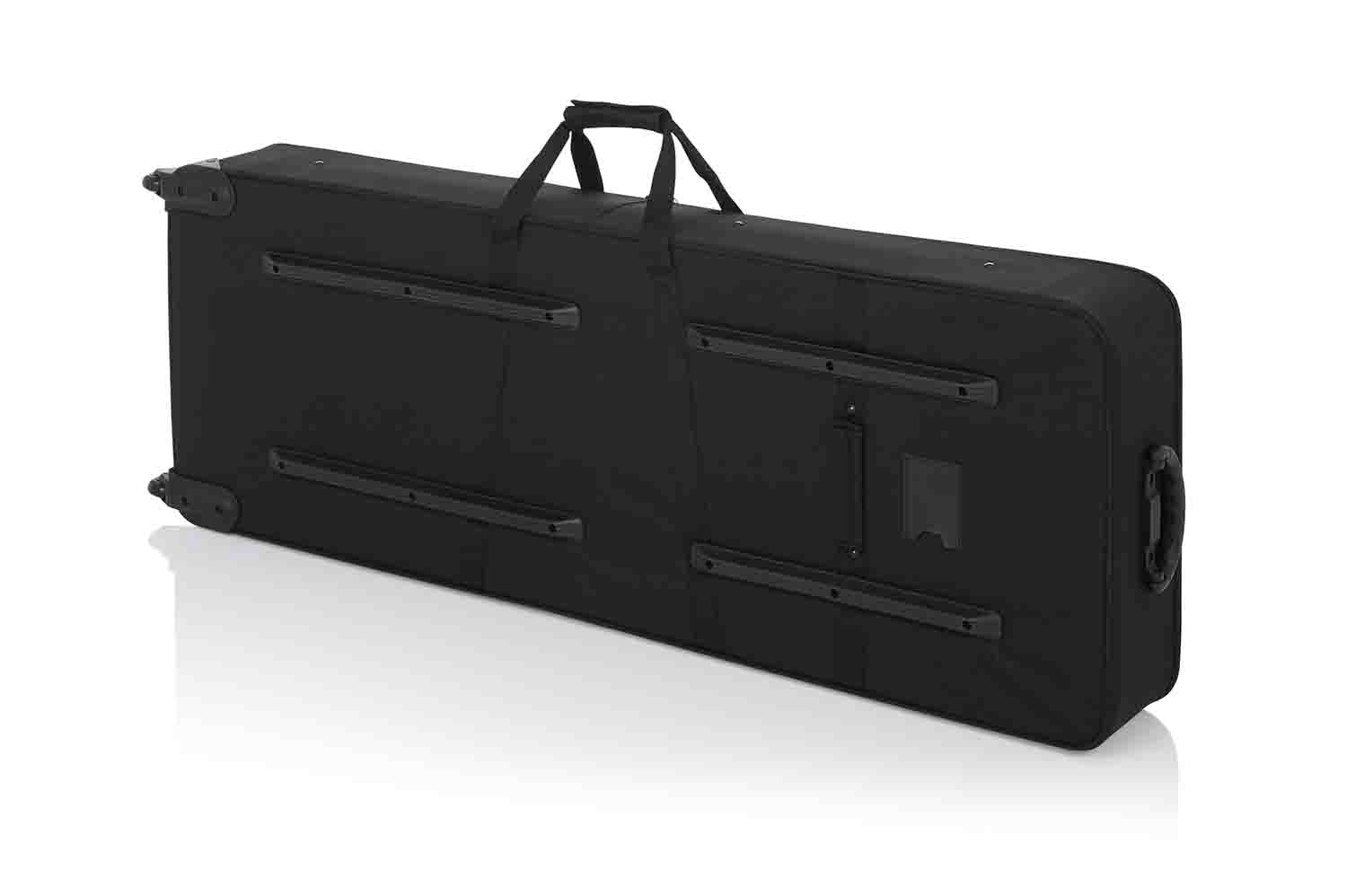 Gator Cases GK-76 Rigid EPS Foam Lightweight DJ Case for 76 Note Keyboards with Wheels - Hollywood DJ