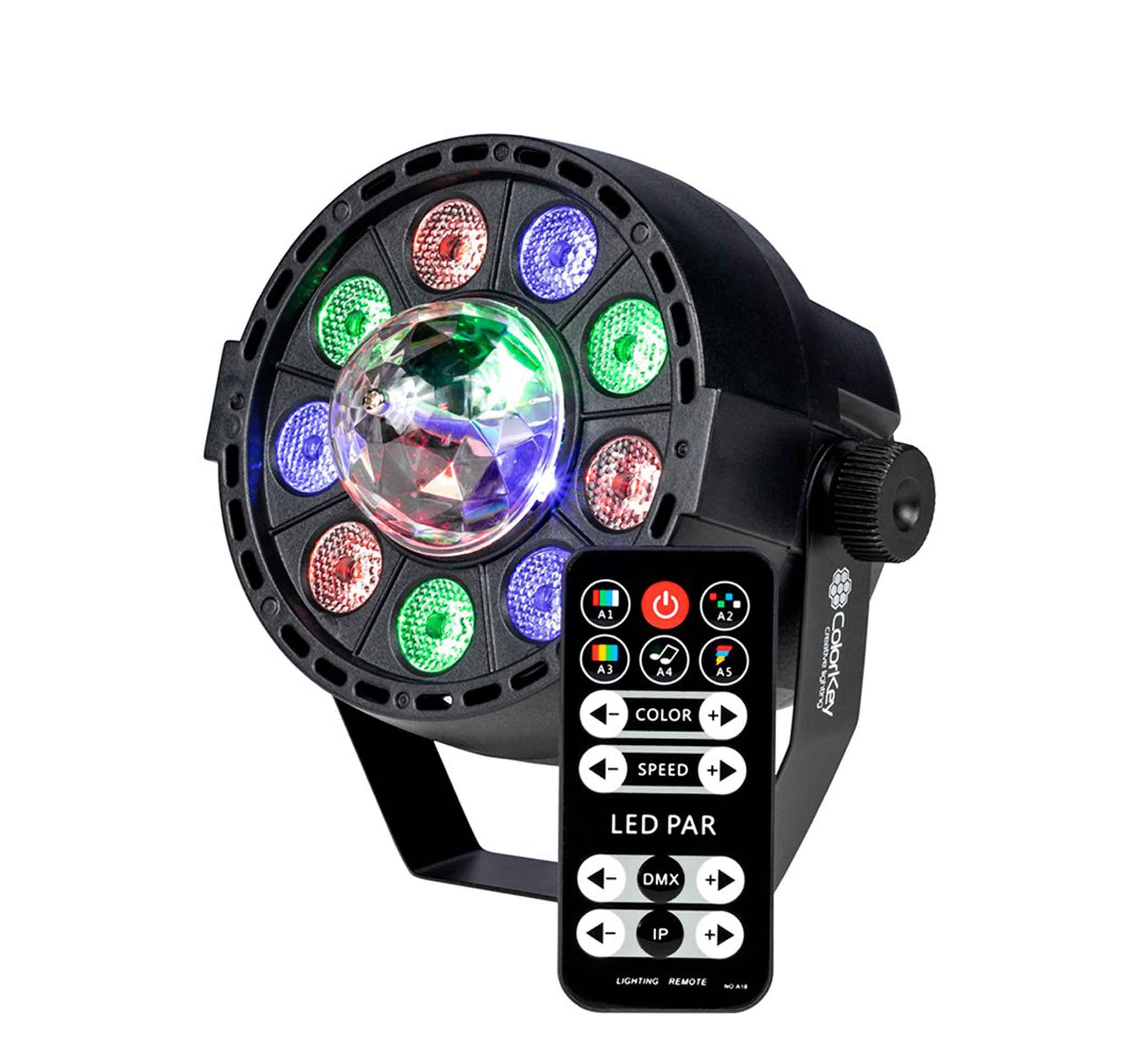 Colorkey CKU-1083 PartyLight FX 3pc Bundle LED Wash Light ColorKey