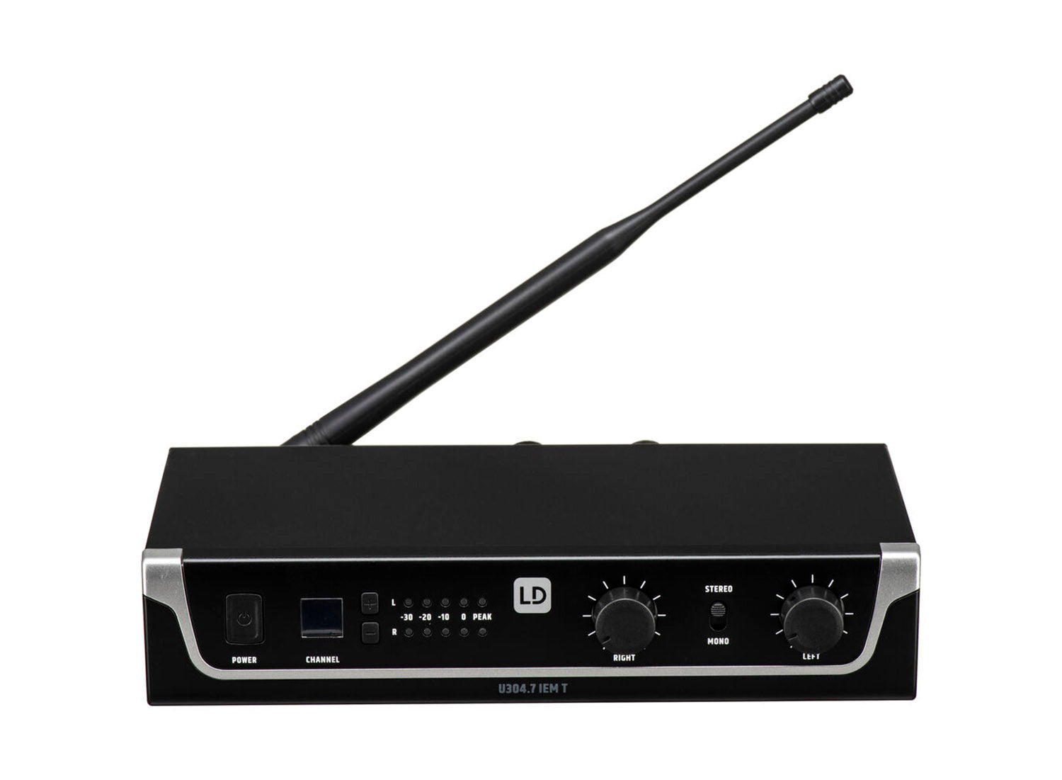 LD Systems U304.7 IEM TWIN, Wireless In-Ear Monitoring System with Two Receivers and Earphones - 470 to 490 MHz - Hollywood DJ