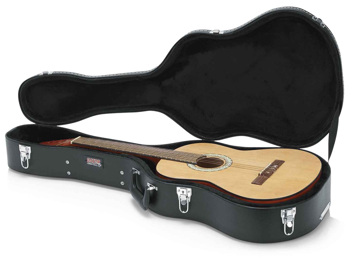 Gator Cases GW-CLASSIC Deluxe Wood Case for Classical Guitars - Hollywood DJ