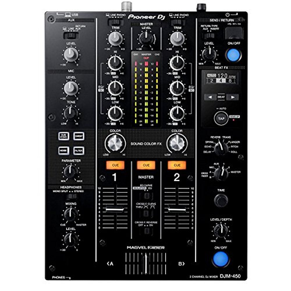 Open Box: Pioneer DJ DJM-450 Compact 2 Channel Mixer | Open Box - Hollywood DJ