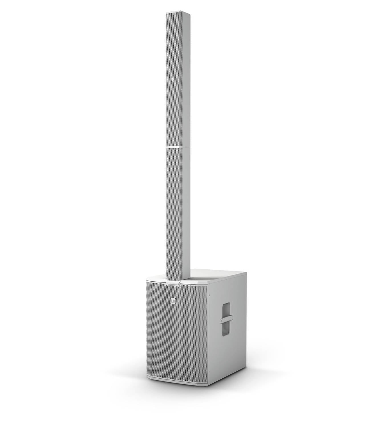LD System MAUI 44 G2 W Cardioid Powered Column Loudspeaker - White - Hollywood DJ