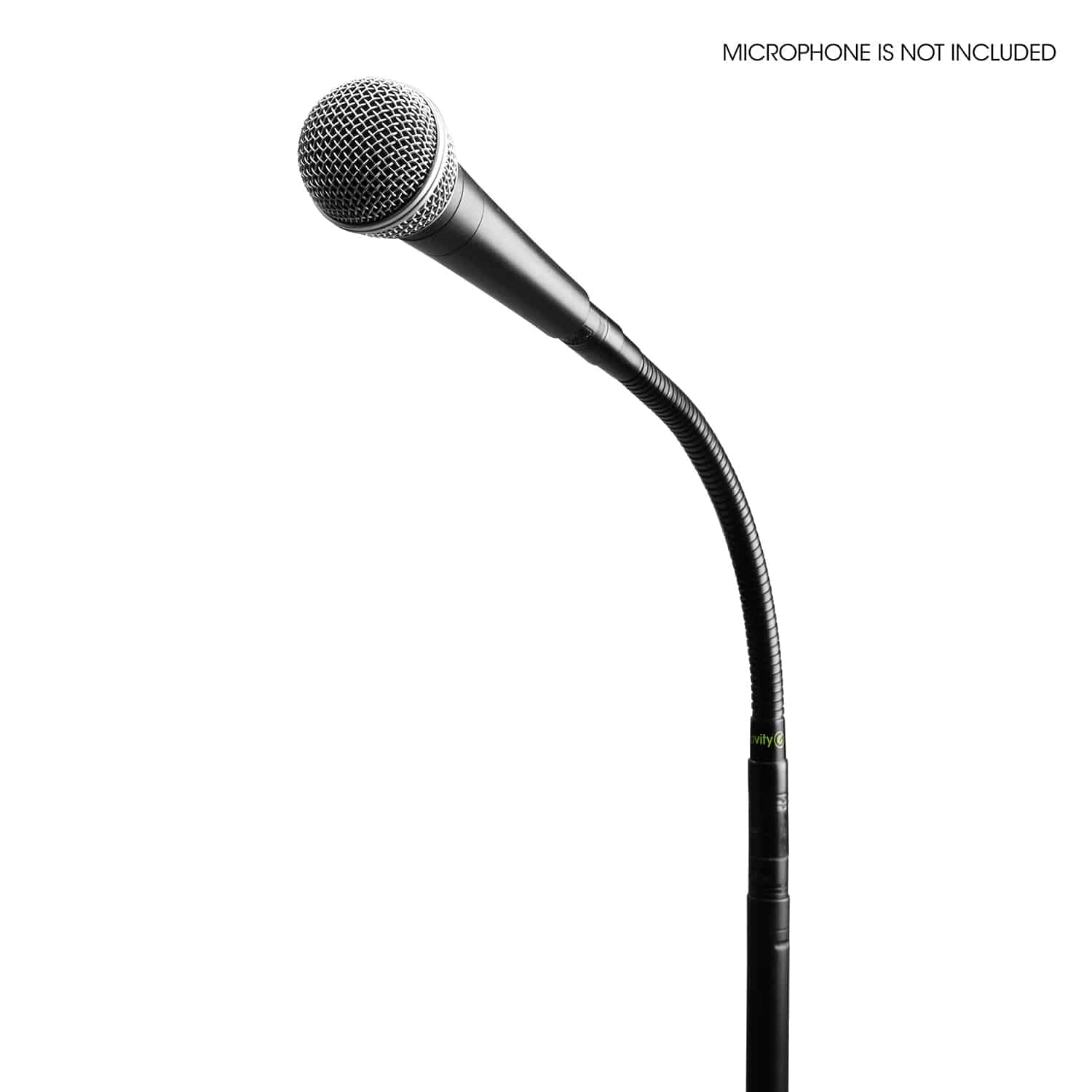 Gravity GMS23XLRB Microphone Stand With XLR Connector and Gooseneck - Hollywood DJ