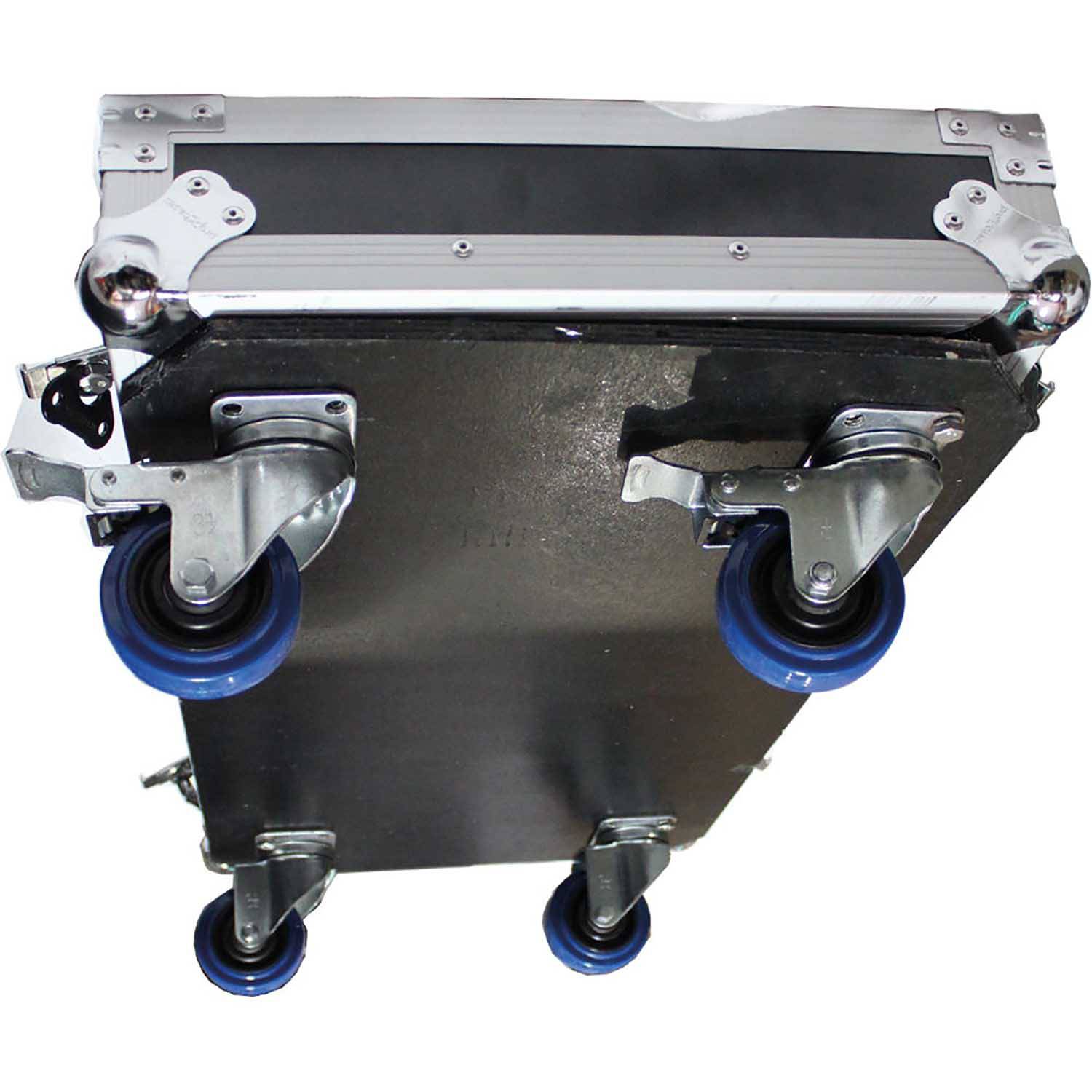 ProX X-QSC-KW152 Dual Speaker Flight Case for QSC KW152 W-Wheels - Hollywood DJ