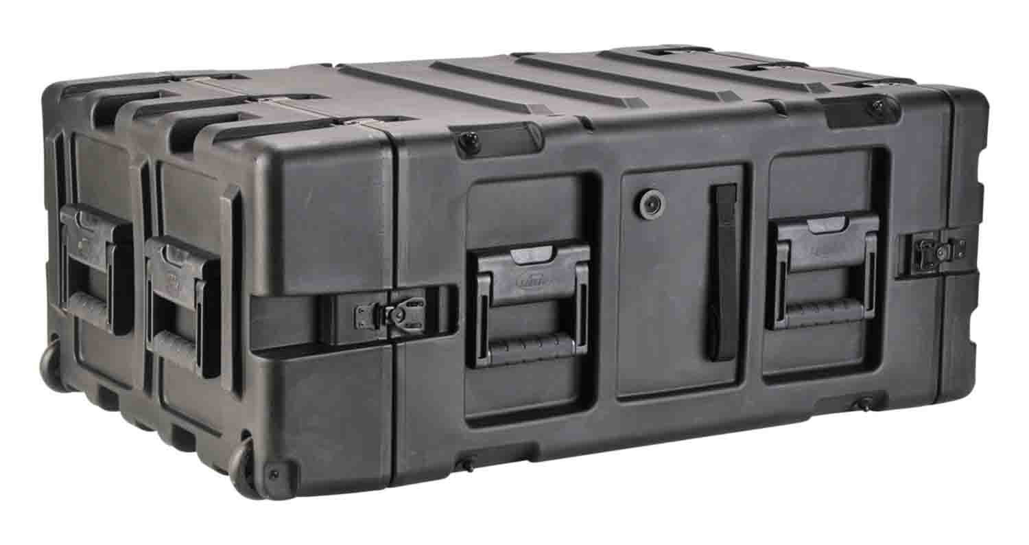 SKB Cases 3RR-5U24-25B, 5U Removable Shock Rack and Transport Case - 24 Inch - Hollywood DJ