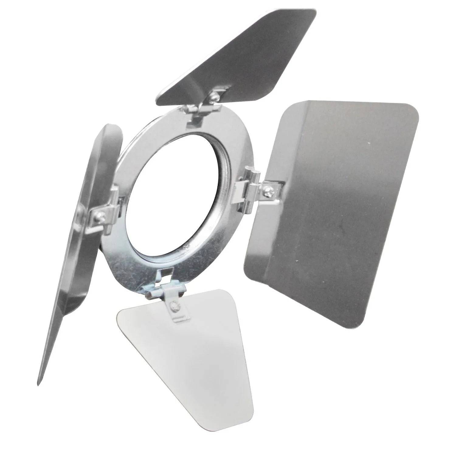 Odyssey LSPAR20BDP Polish Aluminum Barn Door for Par 20 Light Fixtures - Hollywood DJ