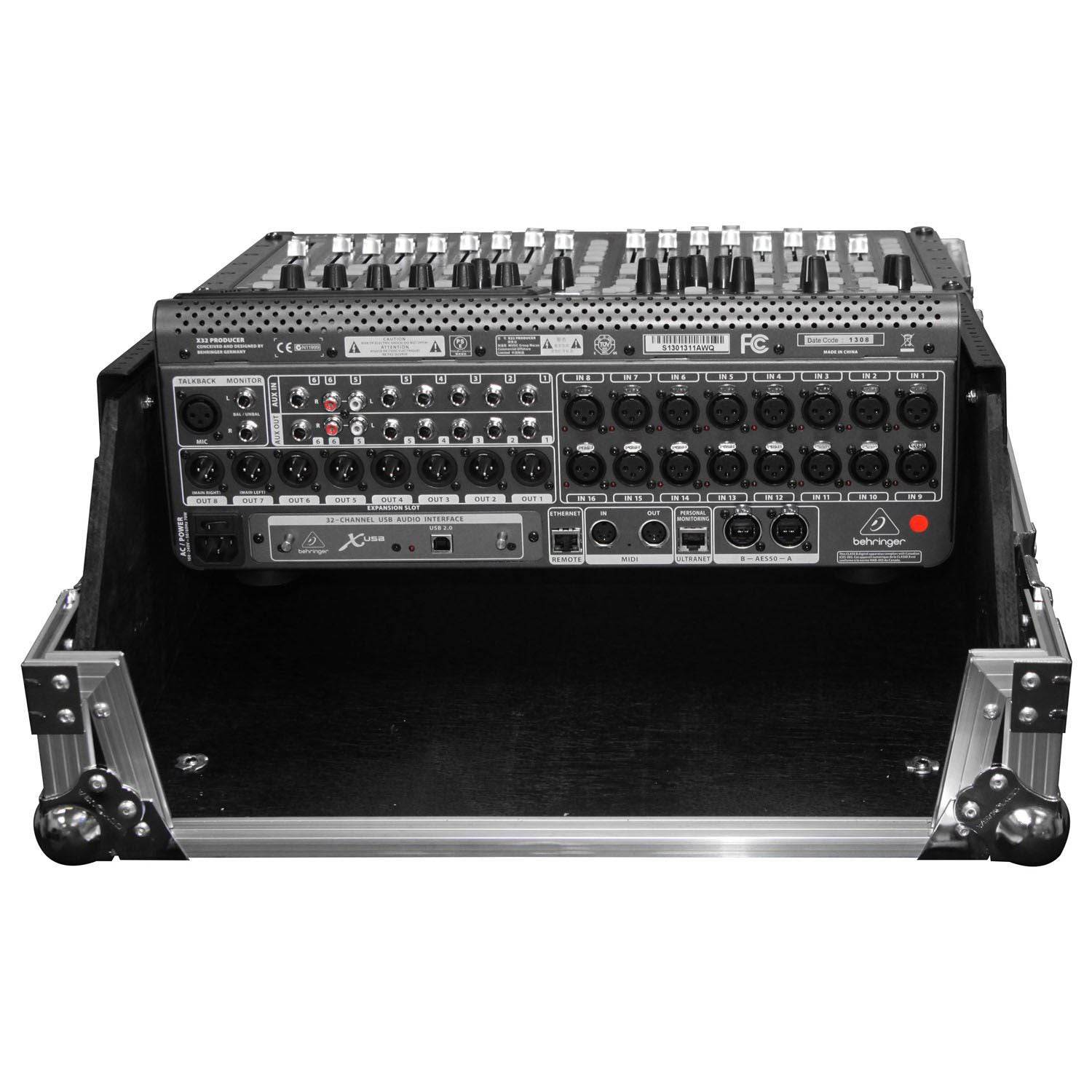 Odyssey FZMX1913, Universal 13U Rack Mountable DJ Mixer Flight Case - Hollywood DJ