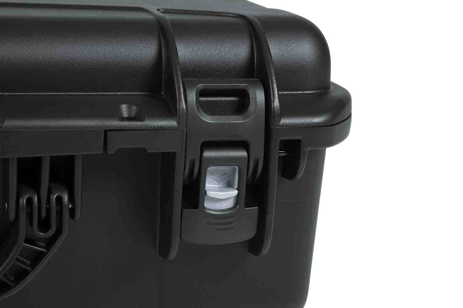 Gator Cases GM-16-MIC-WP Waterproof DJ Case for 16 Wired Microphone - Hollywood DJ