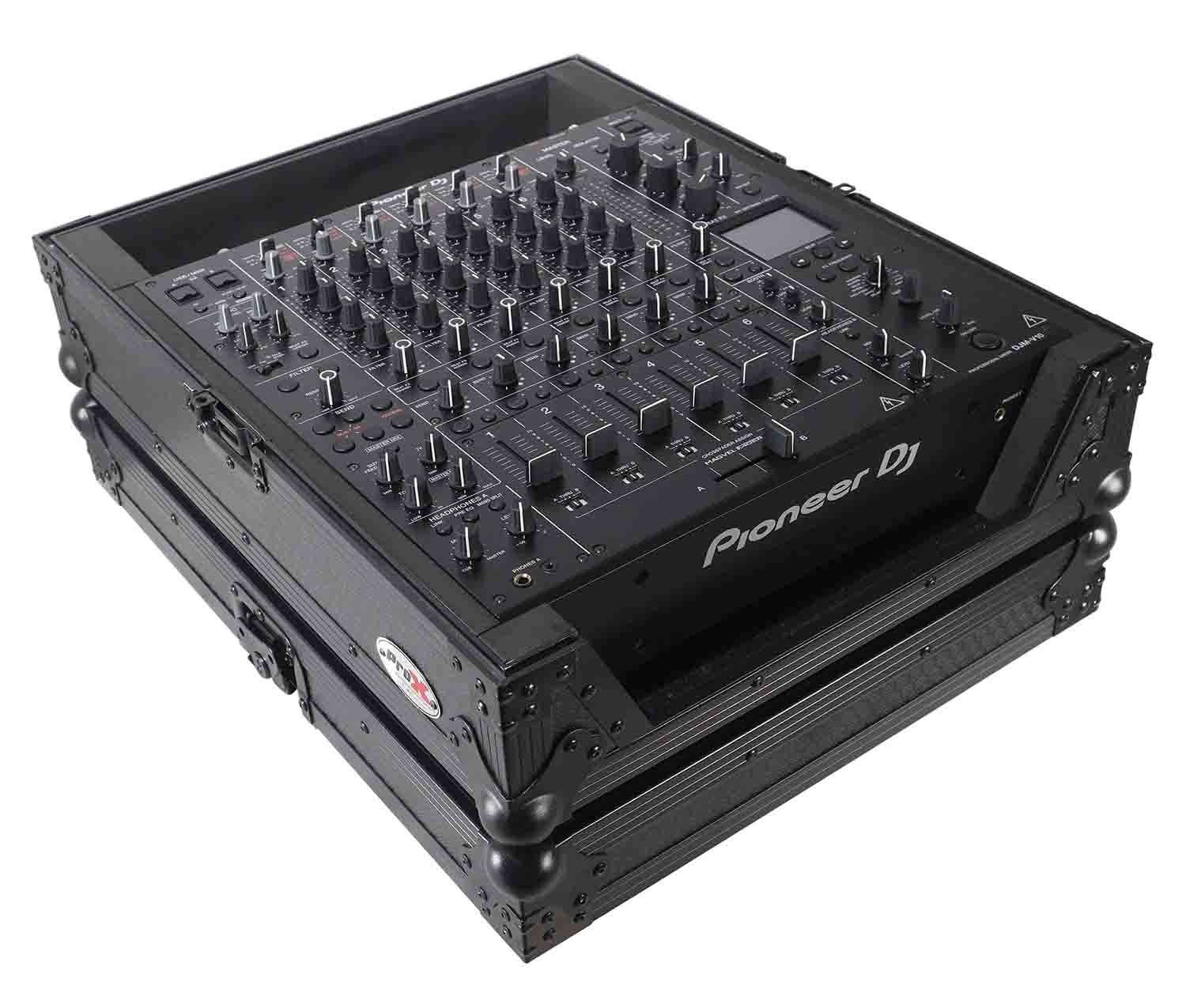 ProX XS-V10A9 BL ATA Style Flight Road Case for Pioneer DJM-A9 & DJM-V10 DJ Mixer in Black - Hollywood DJ