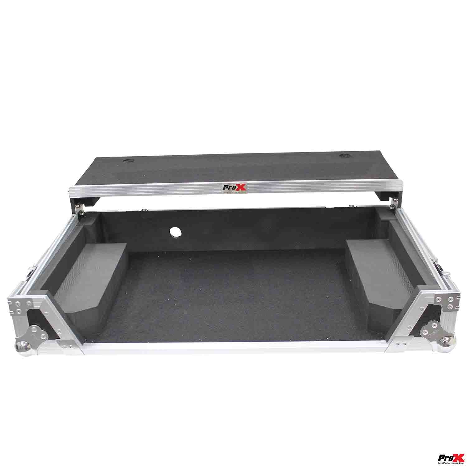 ProX XS-XDJXZ WLT, Flight Case for Pioneer XDJ-XZ Standalone DJ System with Sliding Laptop Shelf and Wheels - Hollywood DJ