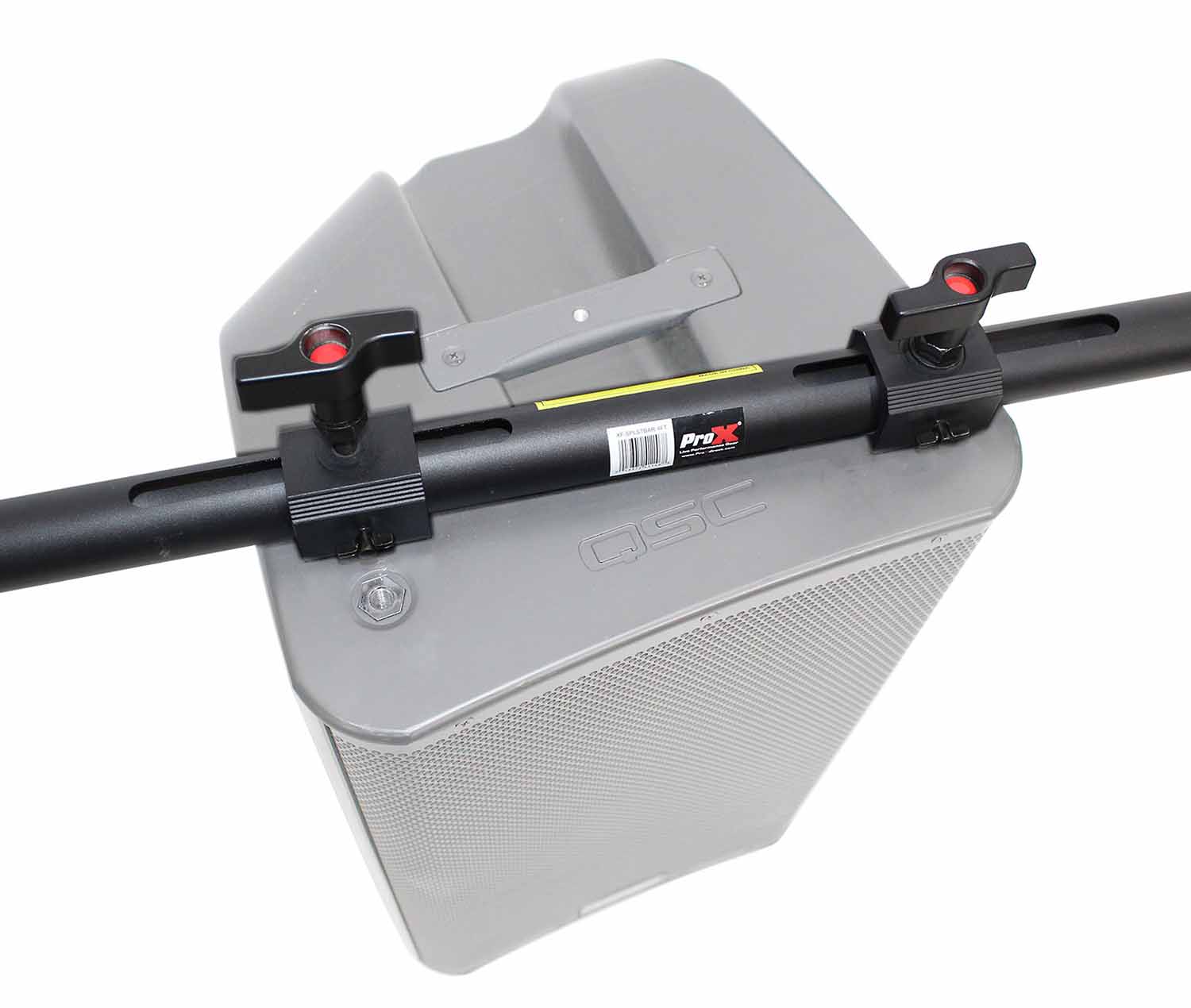 ProX X-SPLSTBAR-5FT Universal Light Bar Mounting System for Point Source PA Speakers with Fly-points - 5 Feet - Hollywood DJ