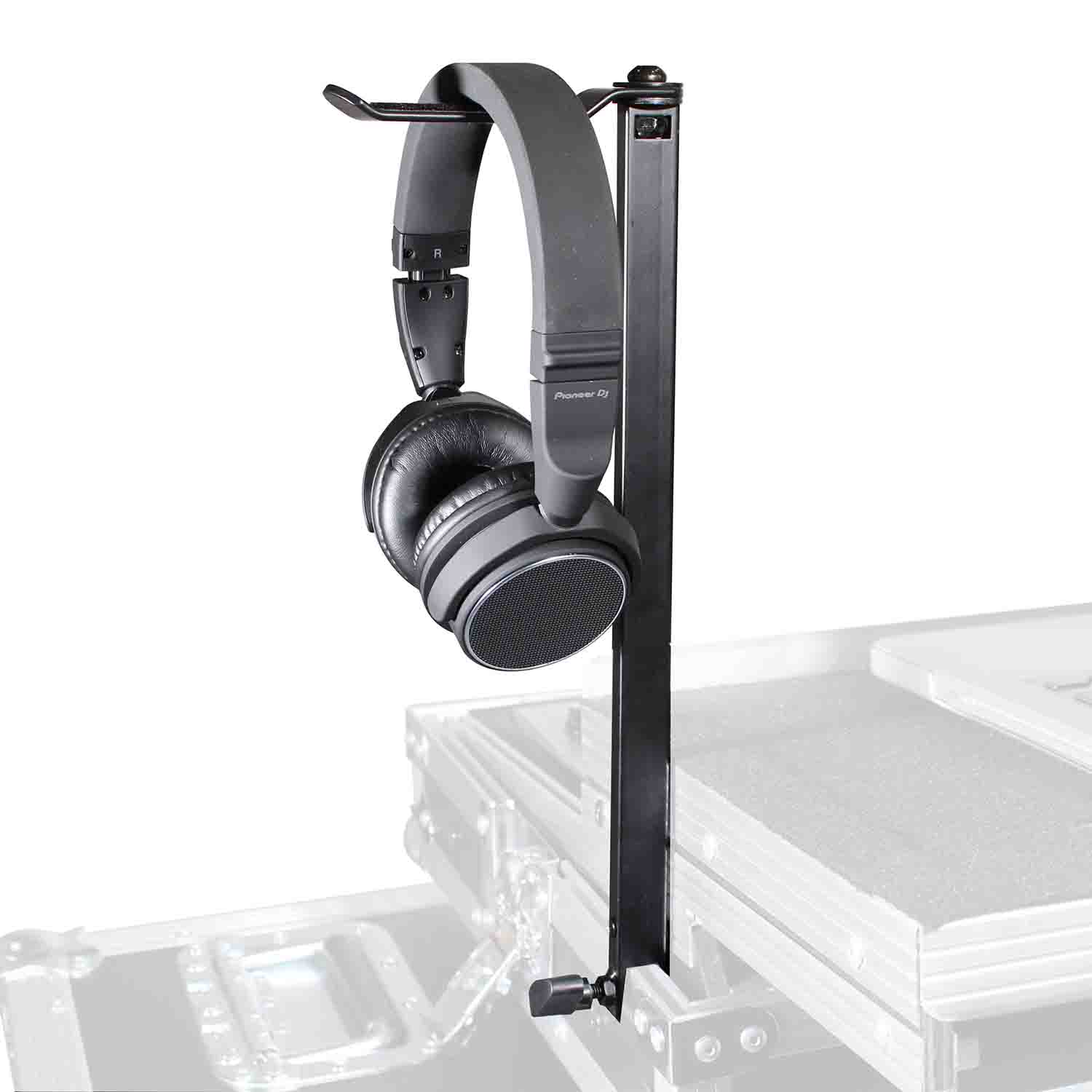 ProX X-HH815 Headphone Pole Stand for Cases 12" Shaft with Rotating Hook - Hollywood DJ