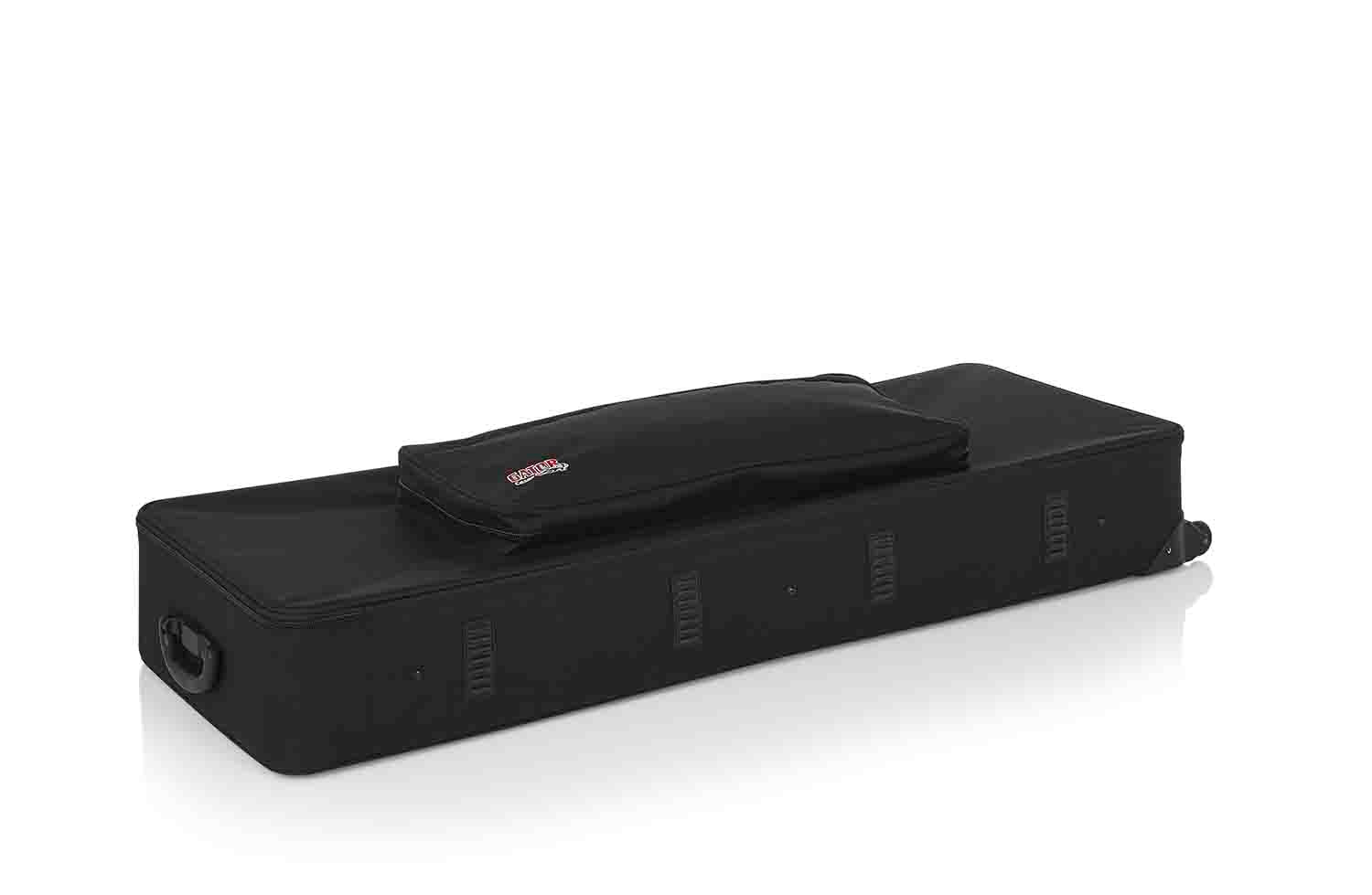 Gator Cases GK-76 Rigid EPS Foam Lightweight DJ Case for 76 Note Keyboards with Wheels - Hollywood DJ