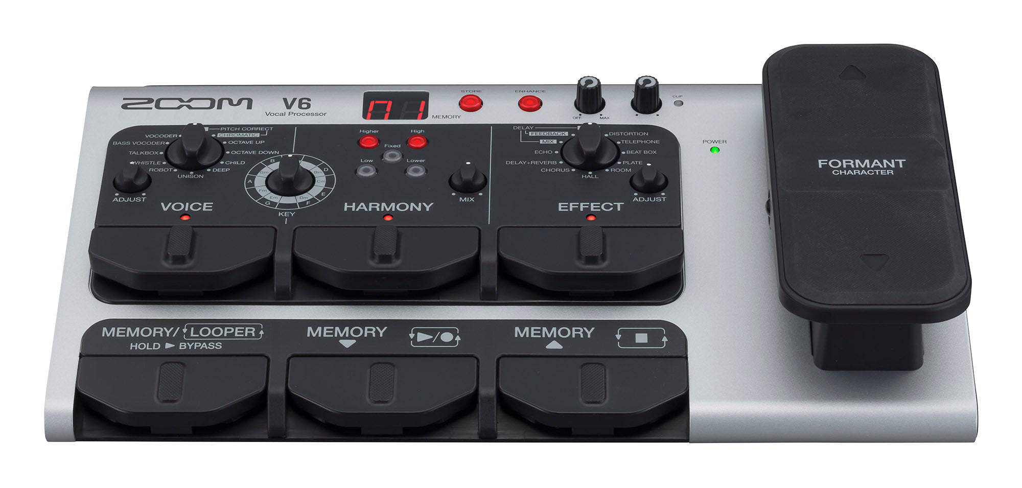 B-Stock: Zoom V6 Vocal Effects Processor - Hollywood DJ